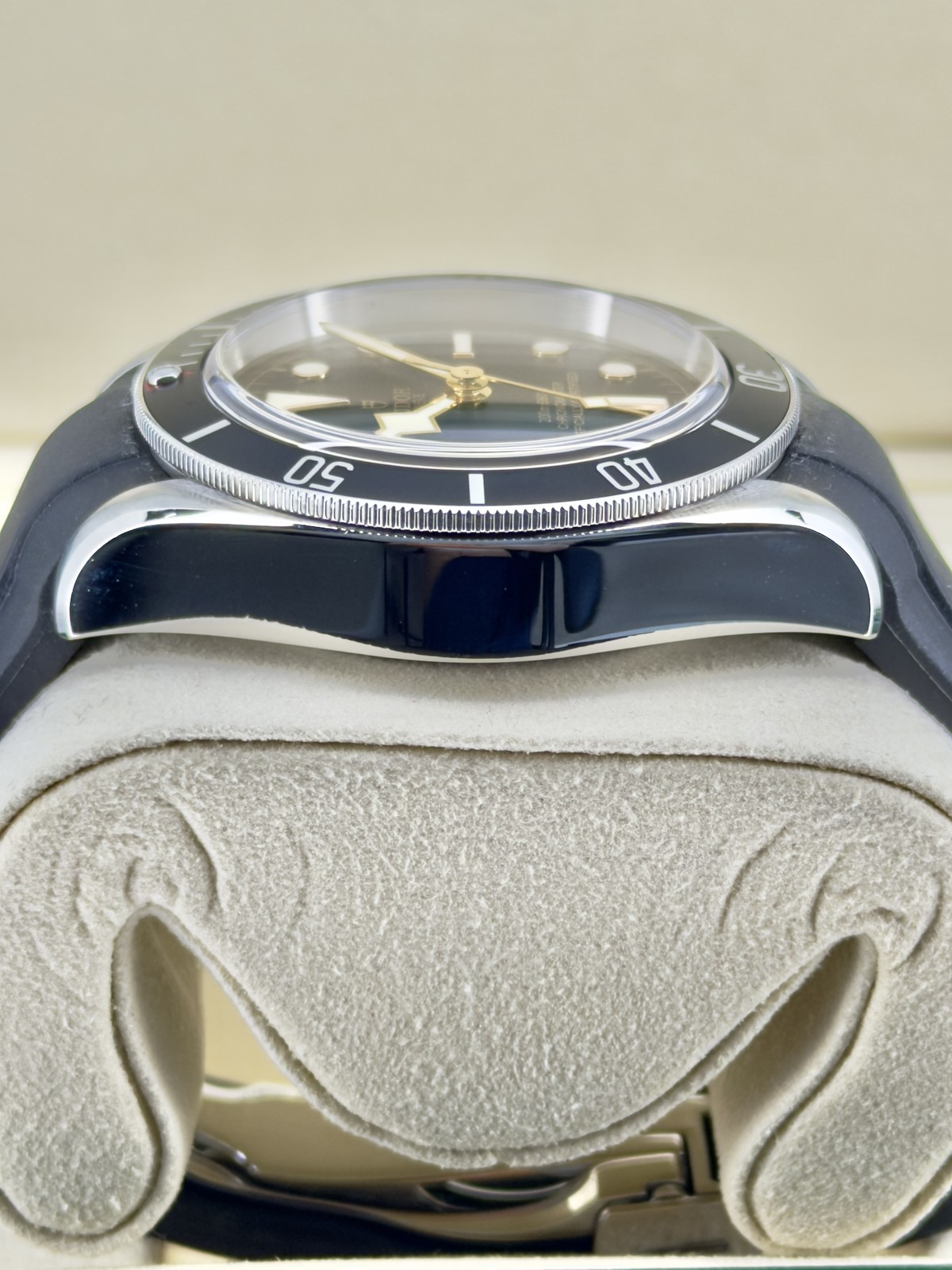 Tudor Black Bay Heritage Black Dial on Leather Strap M79230N-0008 Complete