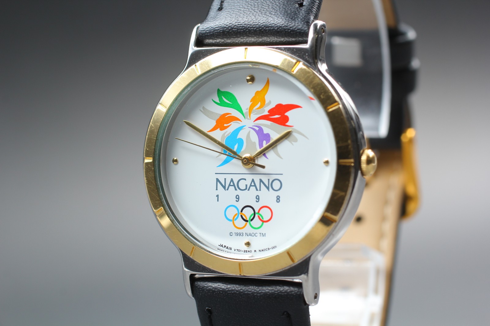 [New Battery] Vintage Seiko V701-1A70 Nagano Olympic Limited Watch From Japan