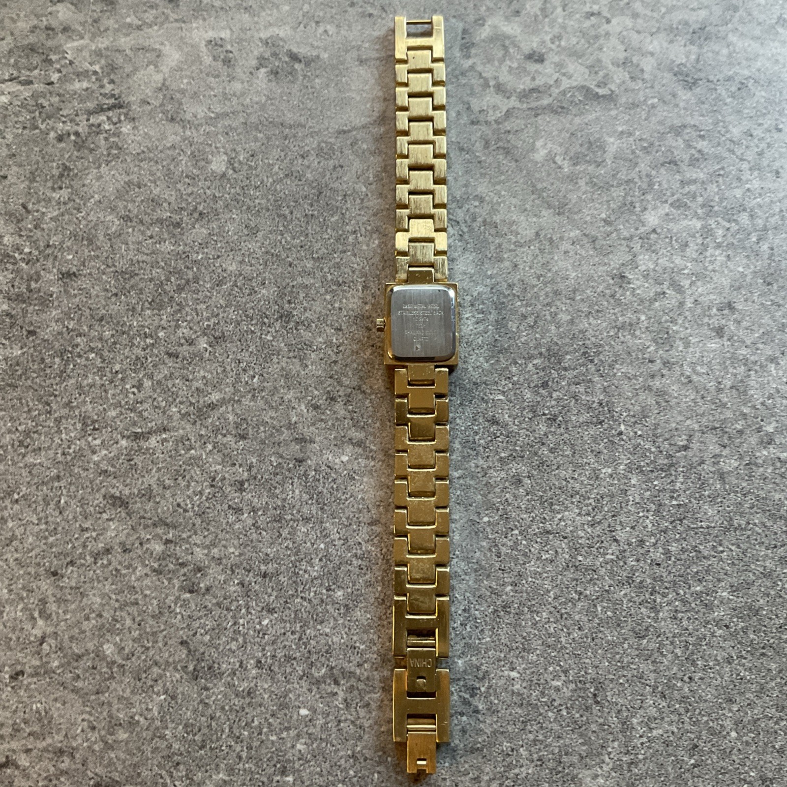 Vintage Anne Klein II Women’s Gold-Tone Baguette Crystal Dress Watch 10/3474 A21