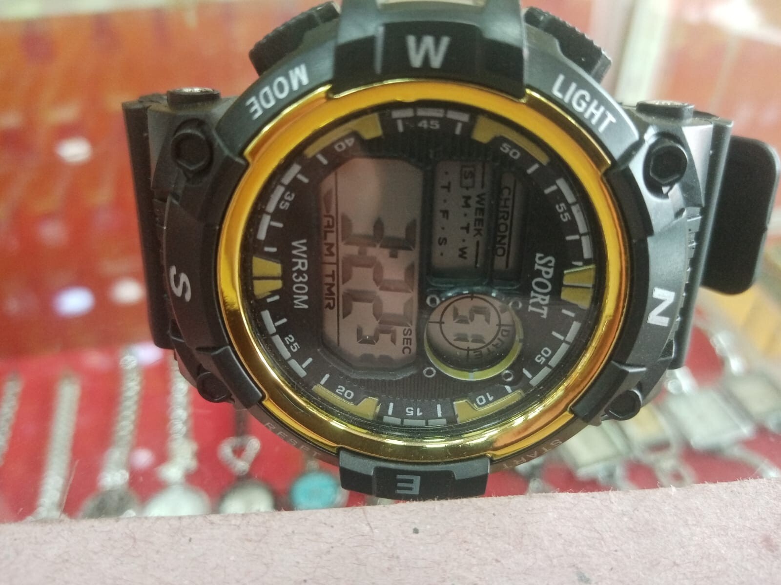 1Pcs Digital Sports Watch Large Face Water Resistant Wrist Watches For Men New