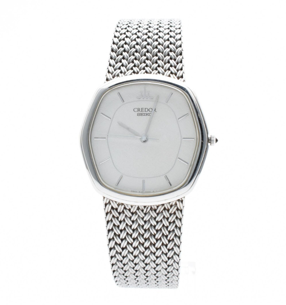 Vintage [Near Mint] Seiko Credor 8J81-5030 White Dial Men’s Quartz Watch From JP