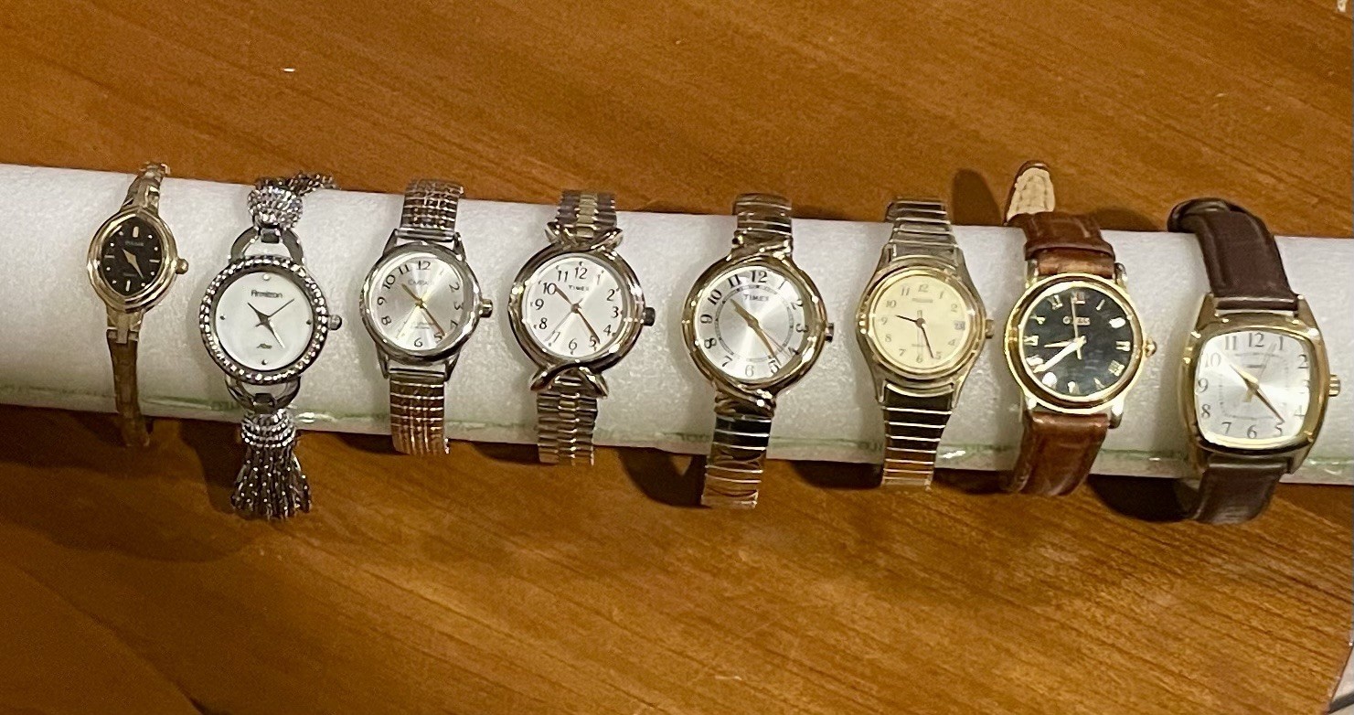 LOT OF 8 ASSORTED WOMENS WATCHES