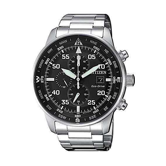 NEW Citizen Crono Aviator Men’s Eco Drive Chronograph Watch – CA0690-88E
