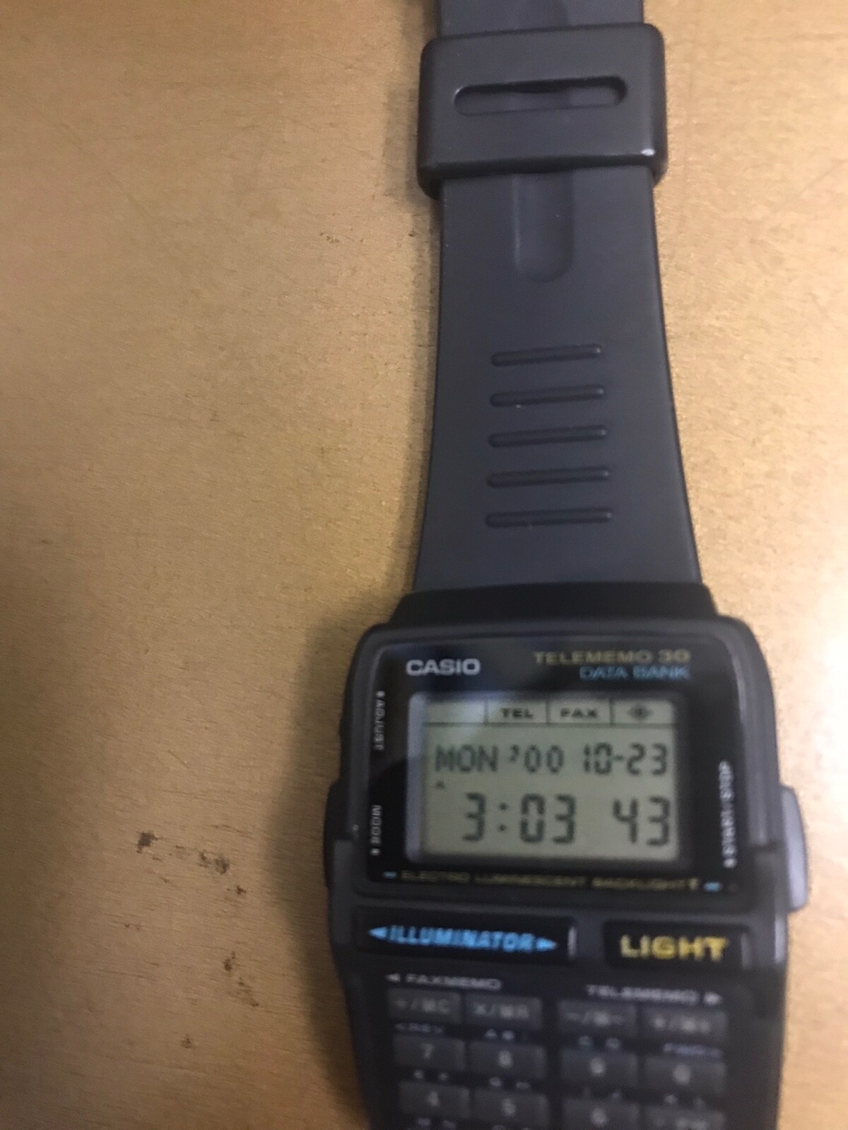 Casio Data Bank Calculator Vintage Watch DBC-30 Read Description