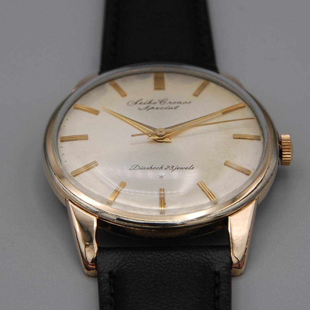 Seiko Chronos Special Manual Winding Watch 36mm Gold Filled 1962 SA415