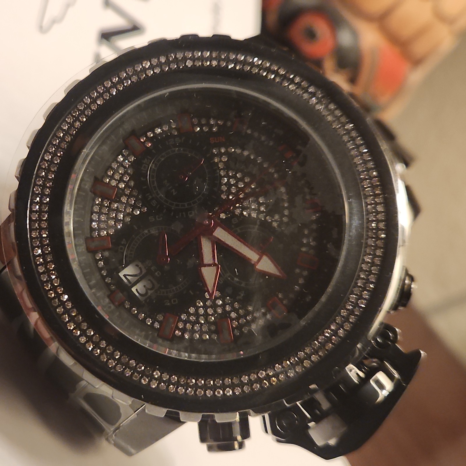 Invicta Black Label Pro-Diver Sea Hunter certified 1.7 carat 422 diamonds style