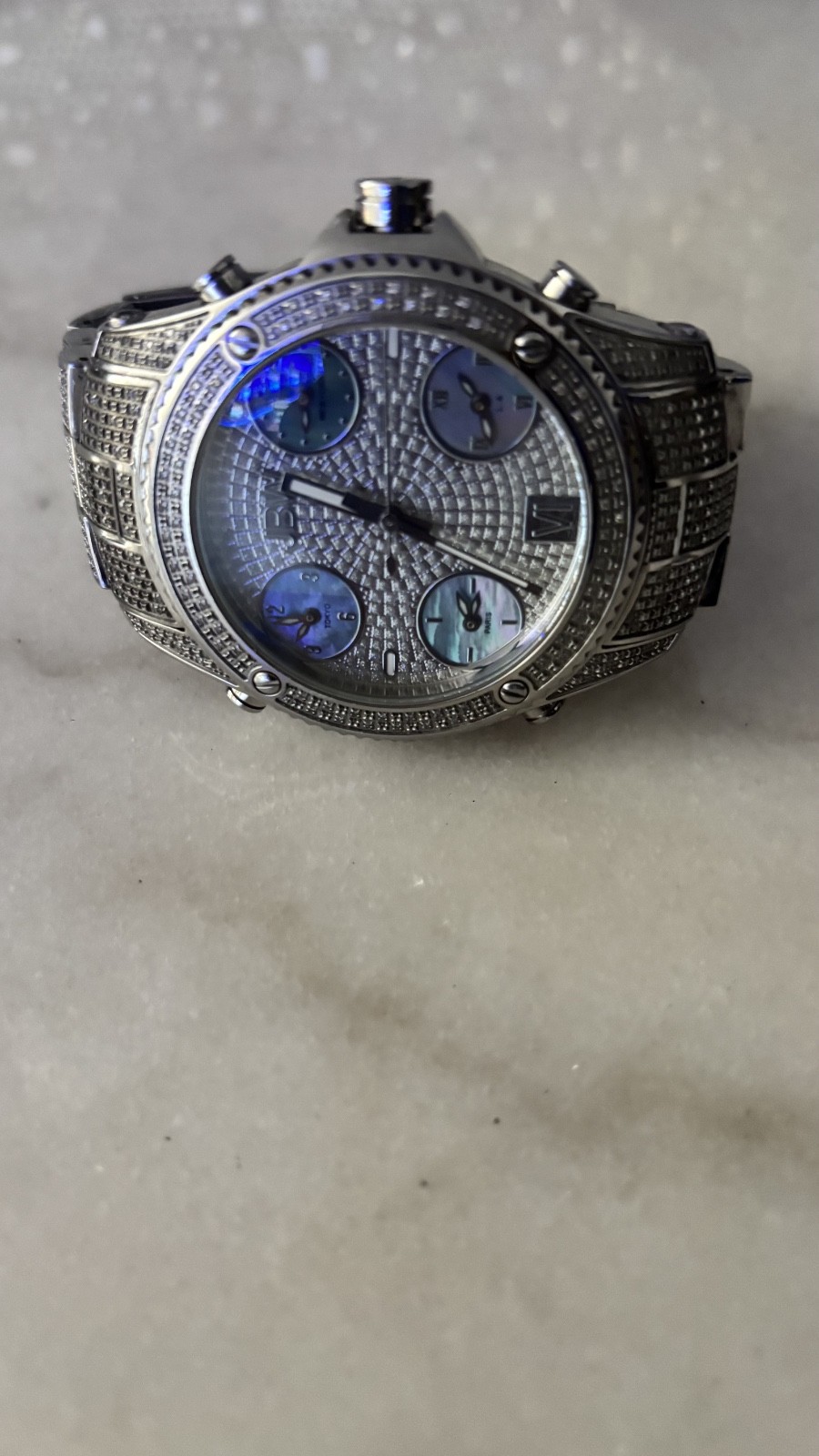 JBW Jet Setter Silver Men’s Watch – JB6213C