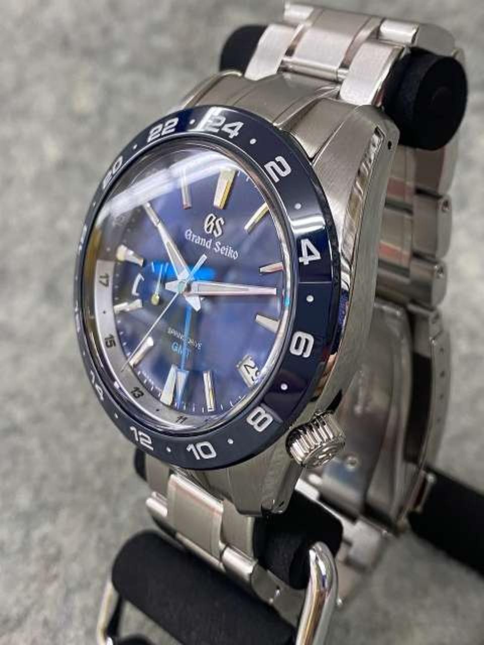 GRAND SEIKO SBGE255 Black Dial Automatic Watch Auth Japan