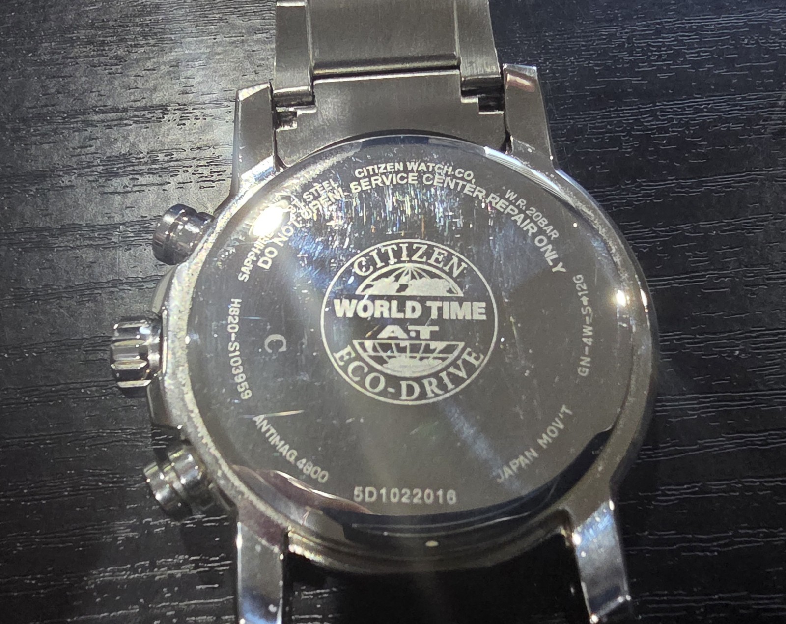 Citizen AT9071-58E World Time A-T Solar Atomic Sapphire Men’s Watch – Full Kit