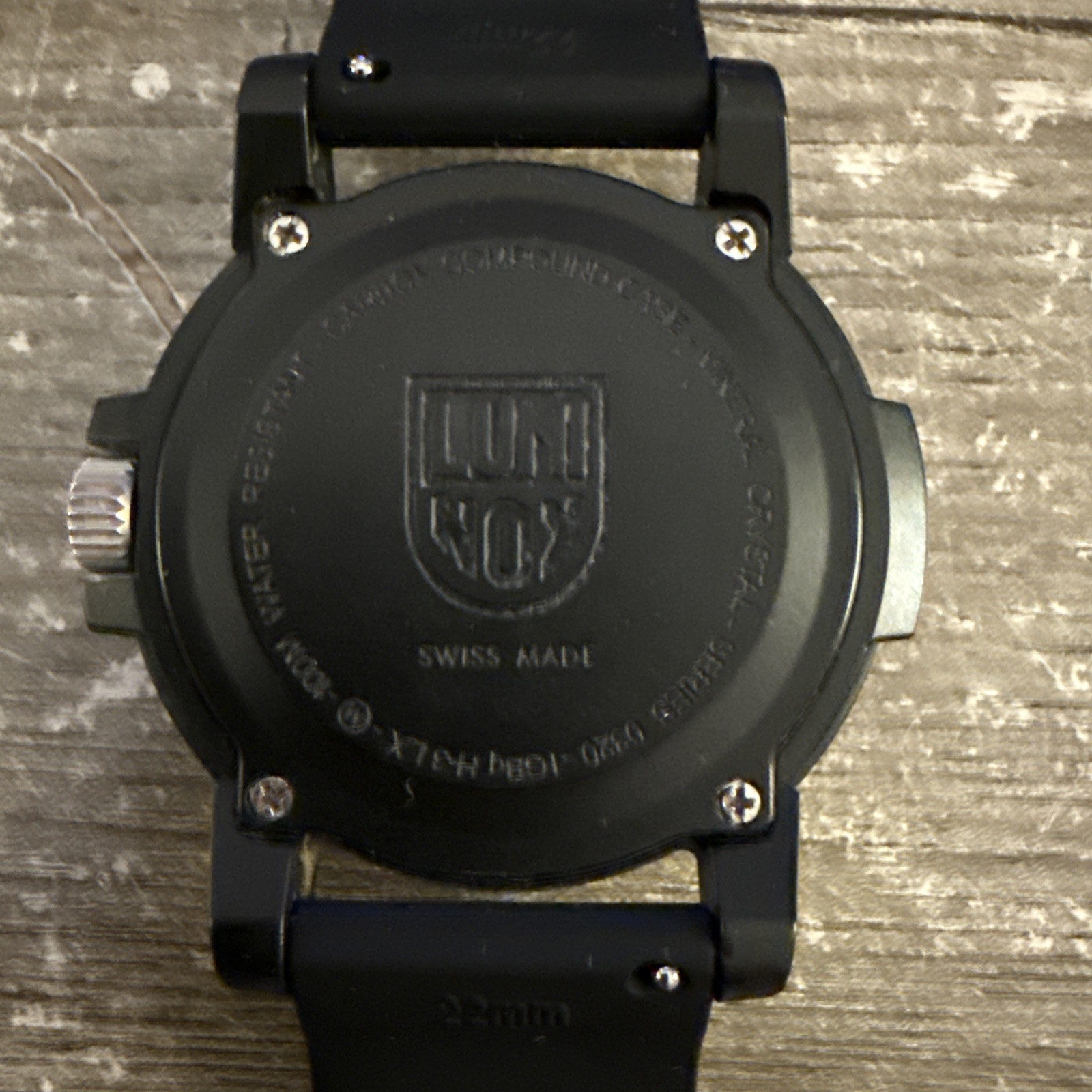Luminox Leatherback Sea Turtle Giant 0320 black & orange Men’s watch Working