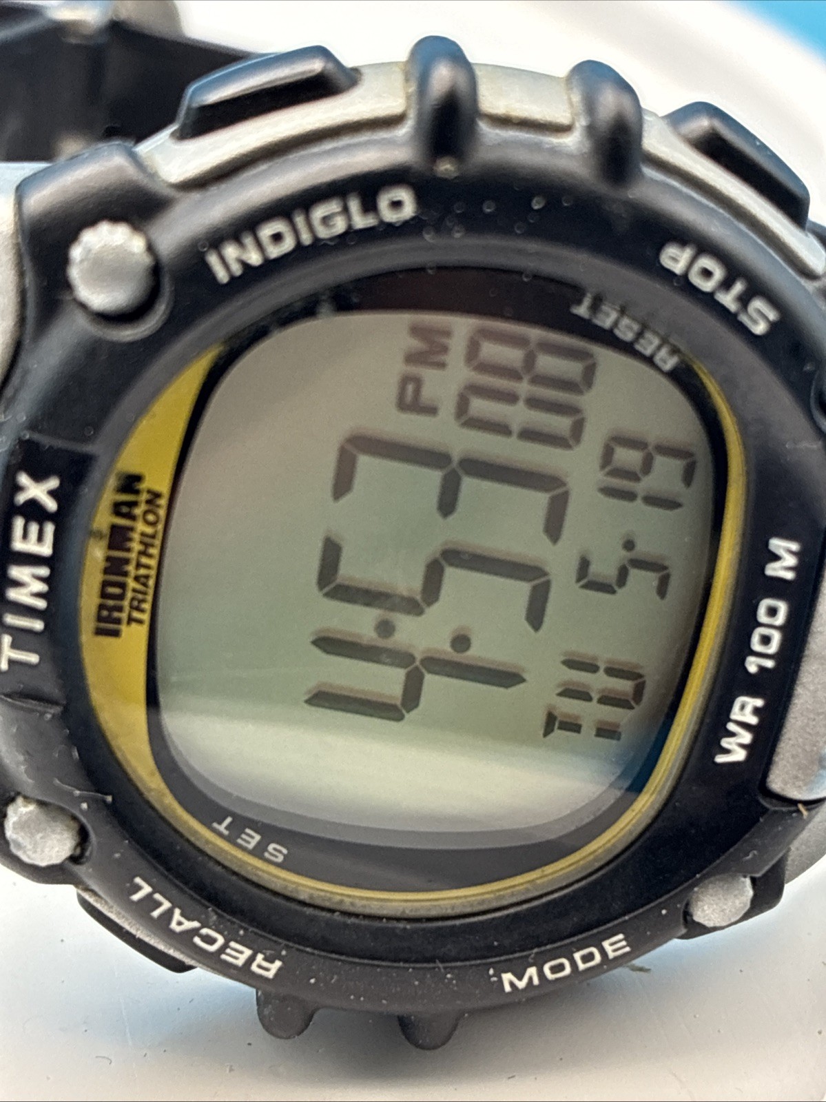 Timex Ironman Triathlon Classic 100 Flix Digital Watch 44mm WR100M New Battery