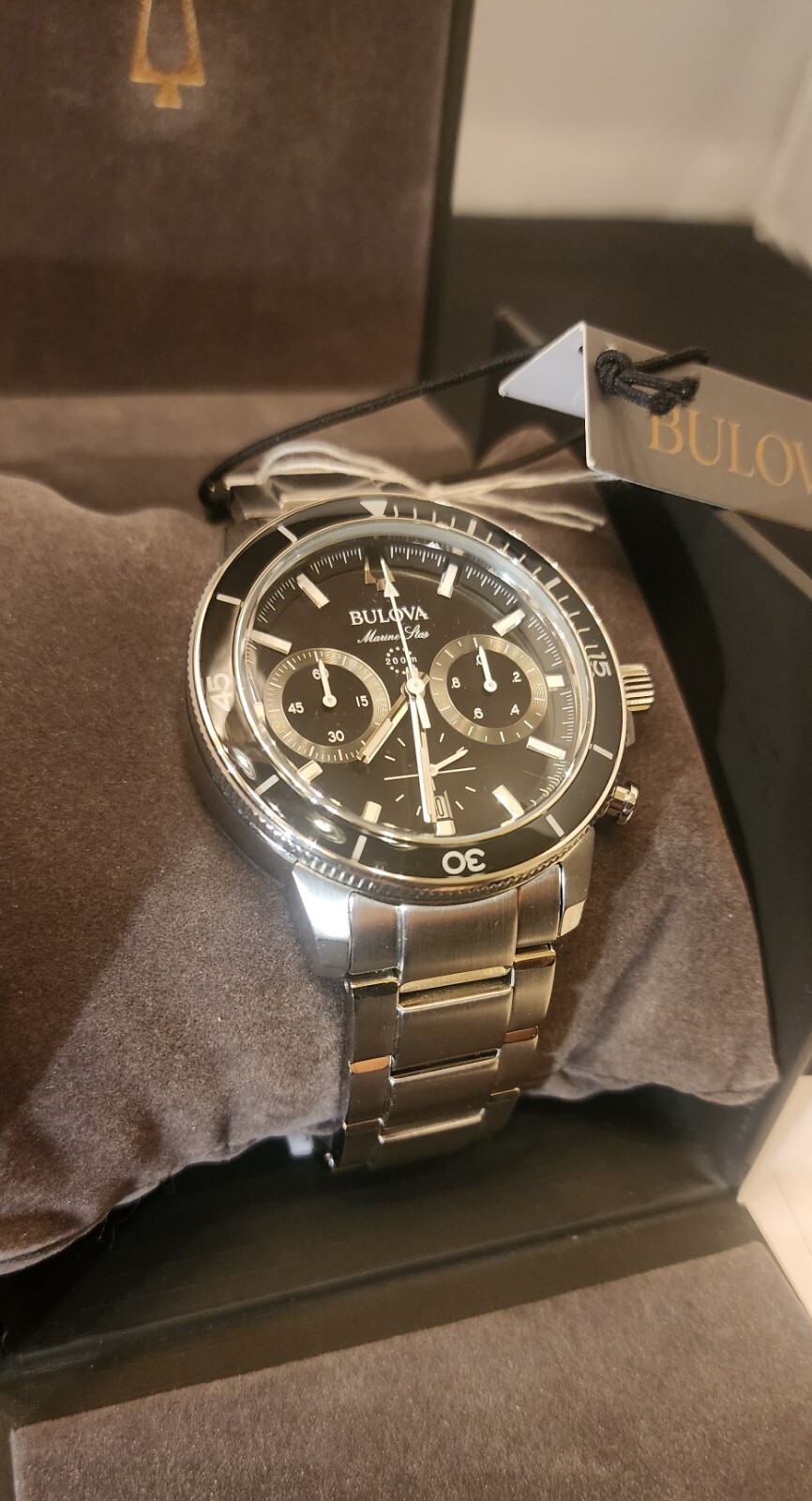 Bulova Marine Star Men’s Watch | Model 96B272 | Movement 6S20 | New with Tags