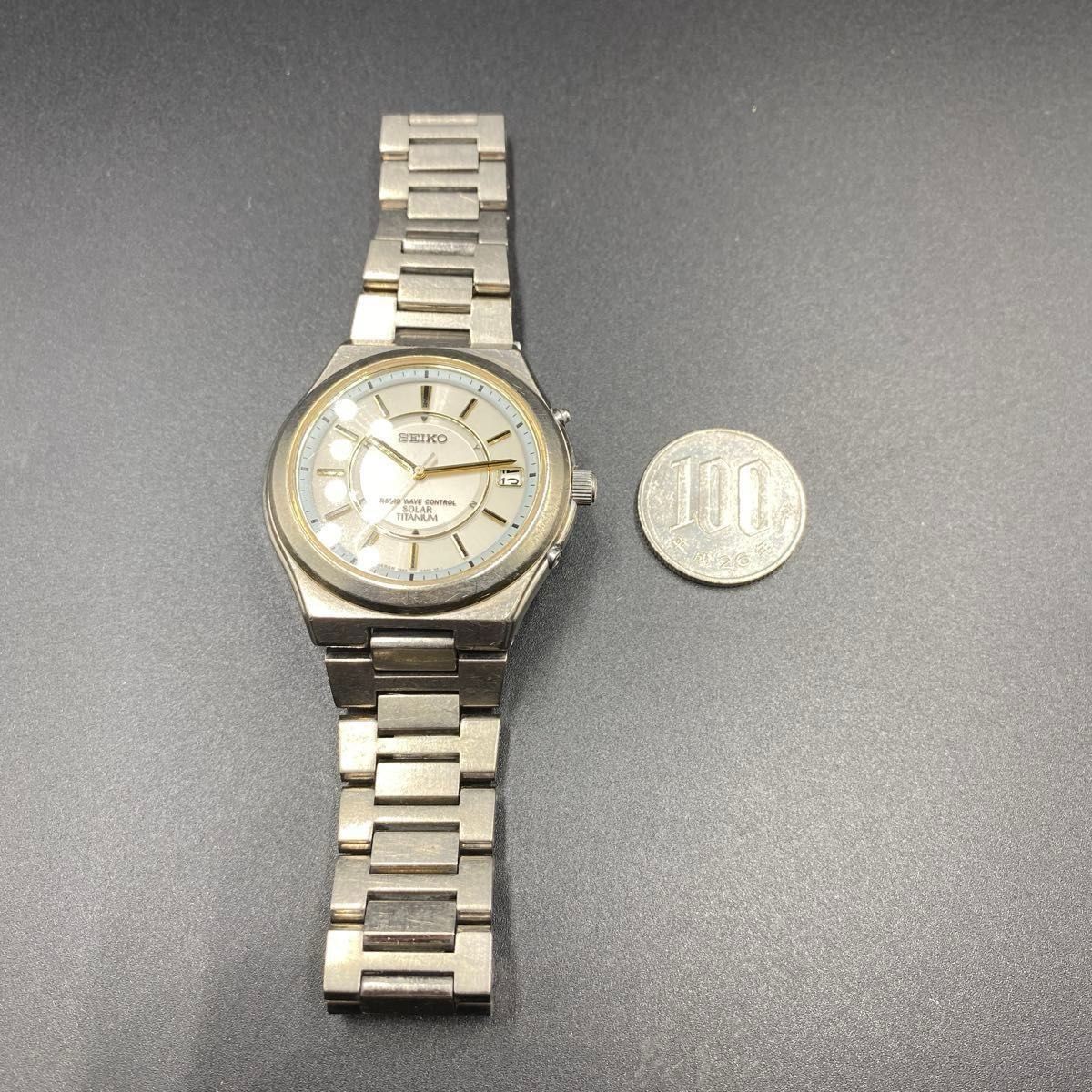 SEIKO Radio Solar 7B22 0AF0 Titanium