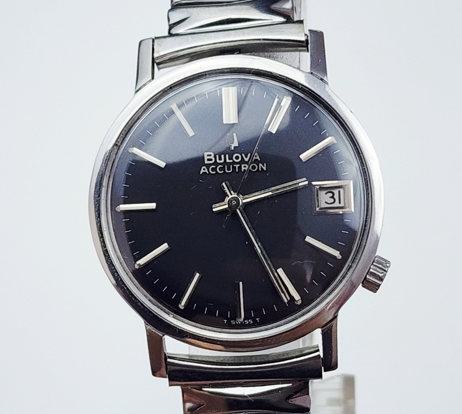 Men’s Vintage 1968 TUNING FORK Watch BULOVA ACCUTRON Cal.2181