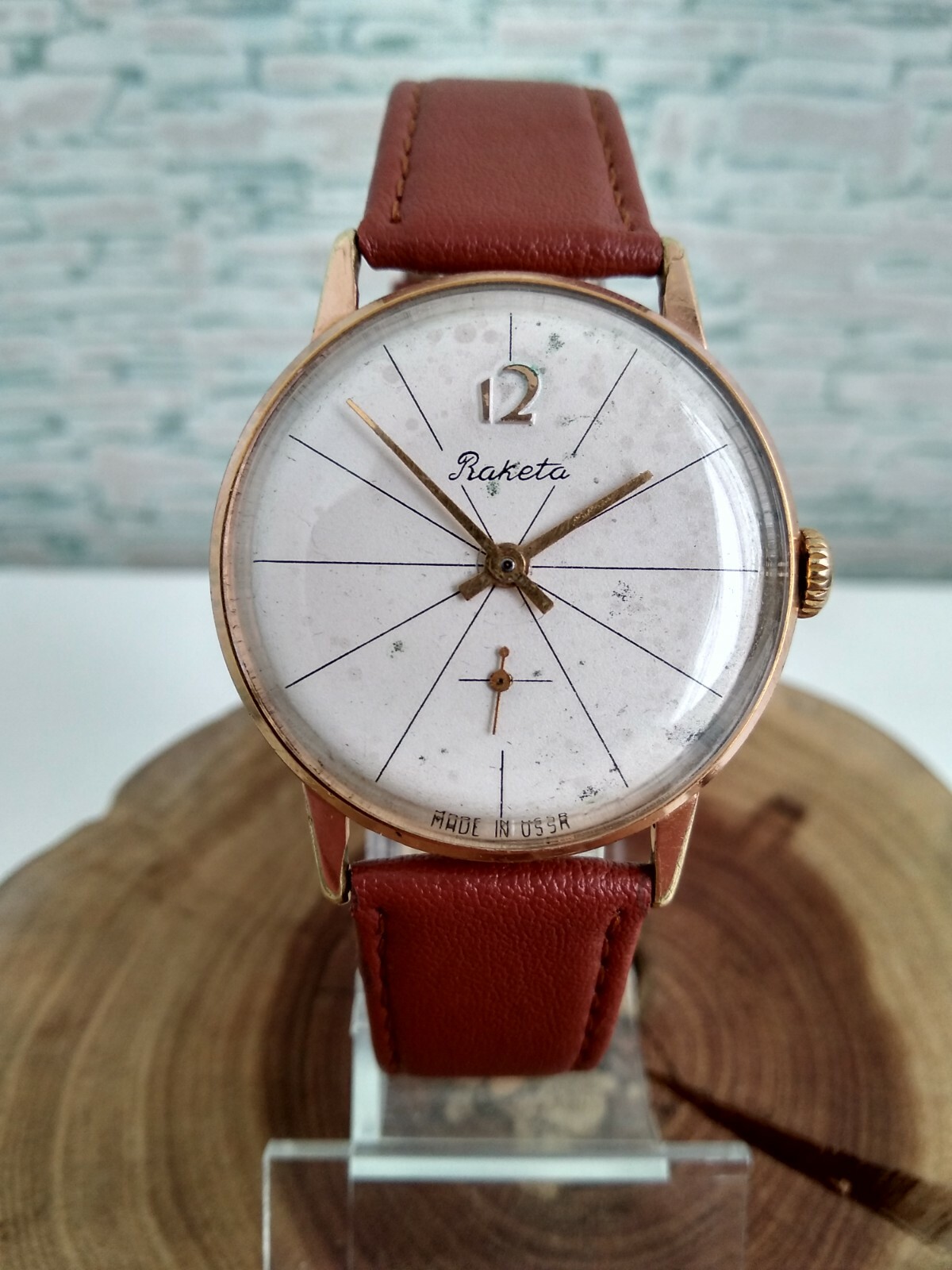 Rare collectiable Soviet Vintage Raketa Lines Original USSR watch 2603 16j 1960s