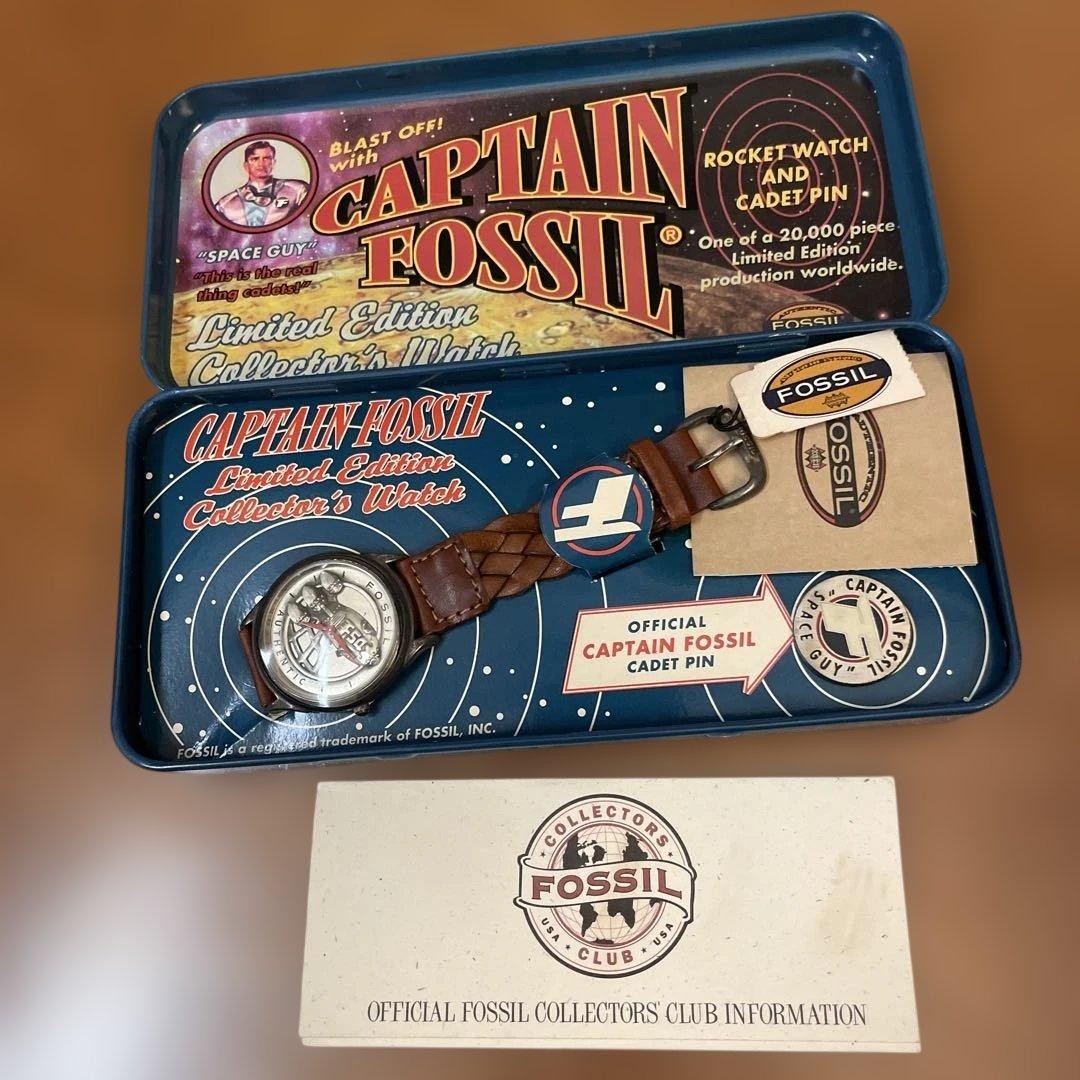 Captain Fossil Limited Edition Collector’s Watch Airplane Dial