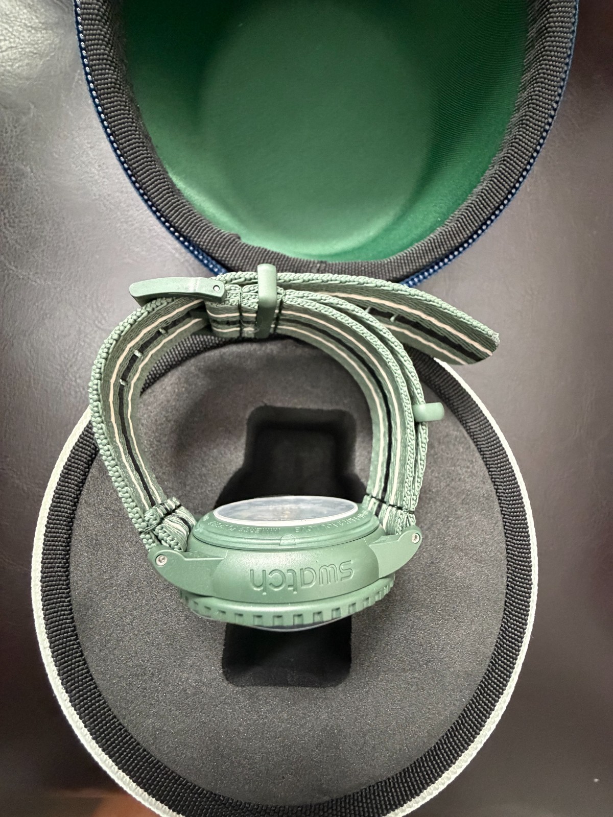 Blancpain x Swatch Scuba Fifty Fathoms GREEN ABYSS Brand New Box Papers