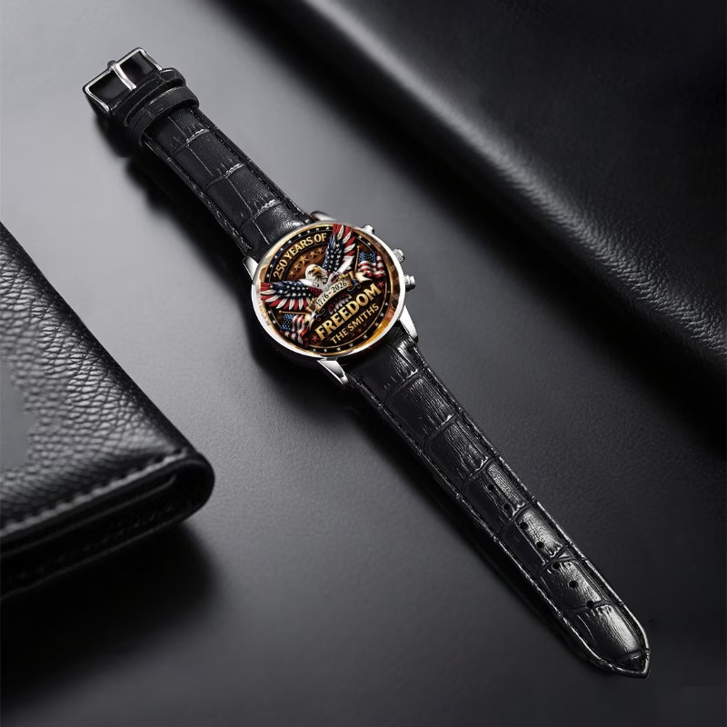 Fashion Personalized Unique Watch Independence Day 250Th Anniversary Celebration