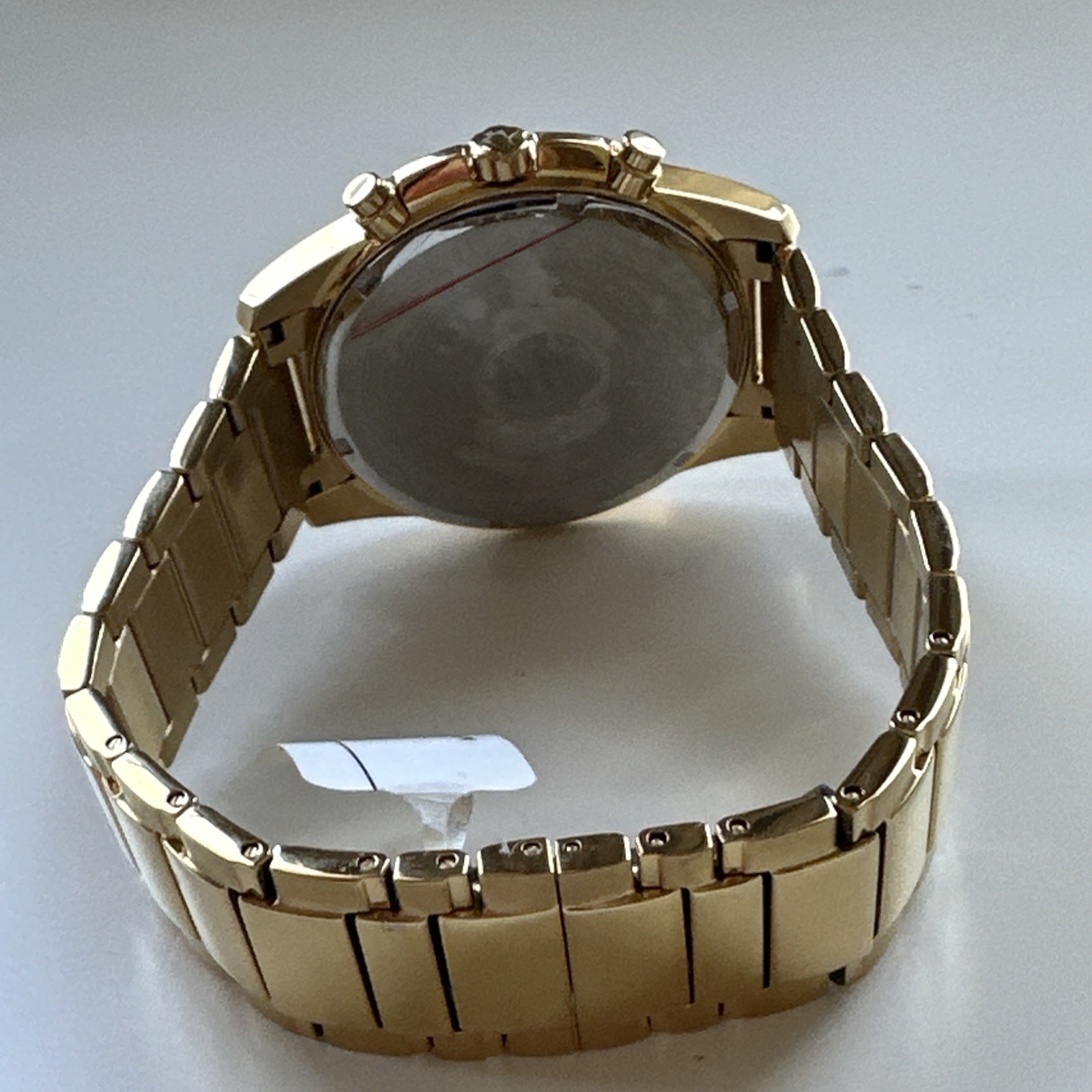 Bulova Diamond Men’s Gold Plated Stainless Steel Chronograph Quartz Watch 97D121