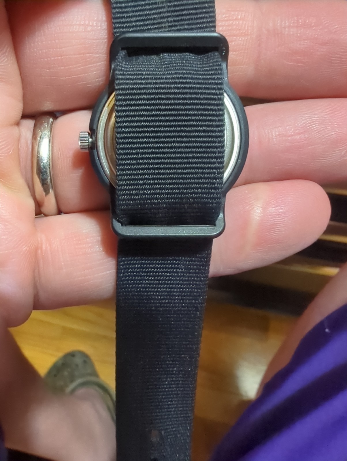 Vintage Timex Gizmoz Watch Neon Green & Black kids Boys teen 27.5mm Very Nice