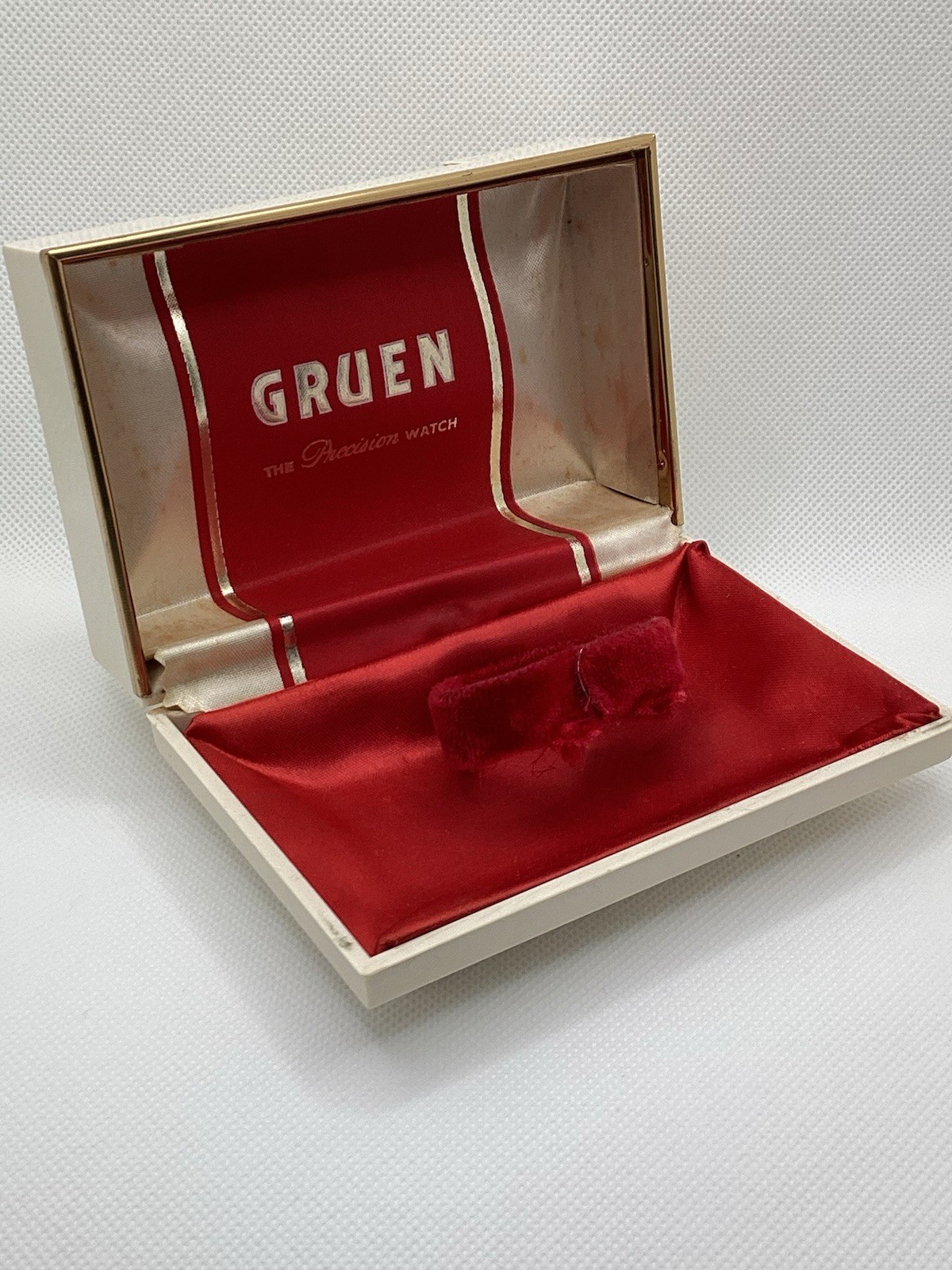 VTG Gruen Lady Watch Face with detached band marked -K- w/ Original Watch Box