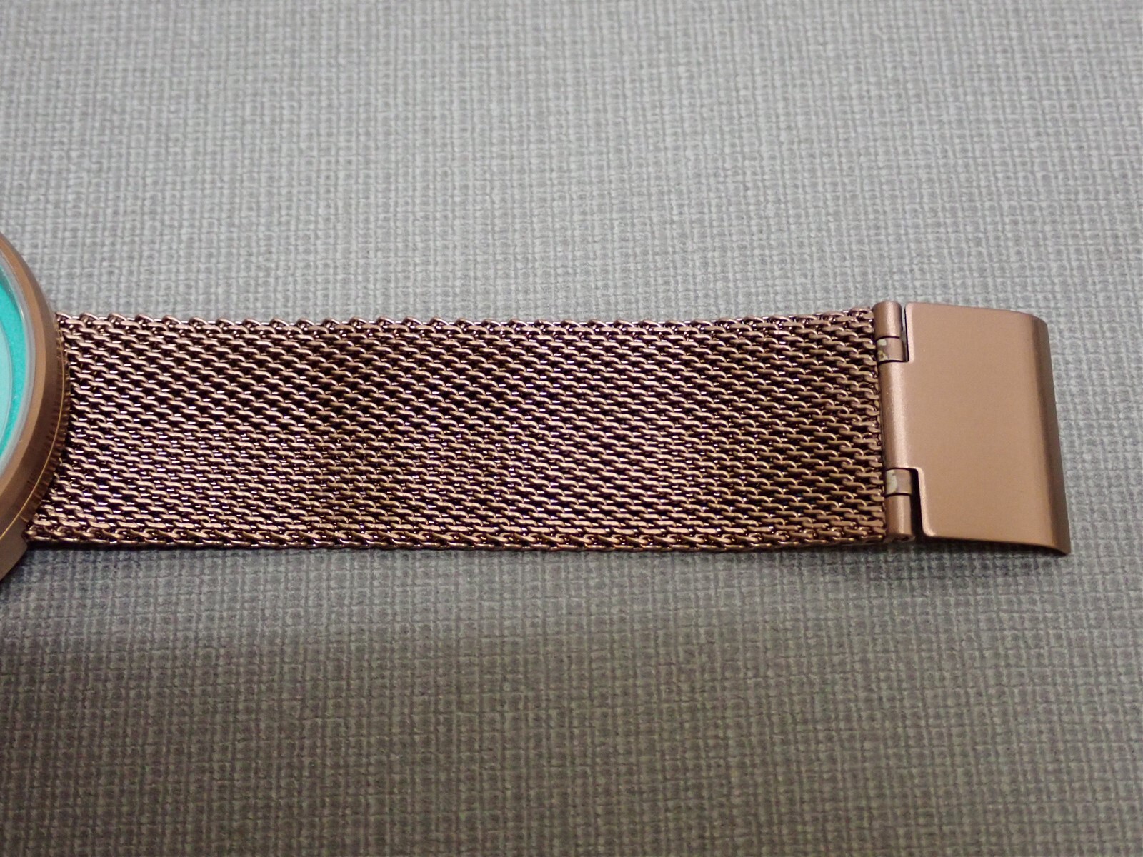 NEW Projects Watches PJT-7223 Ray Blue 40mm Brown Mesh Metal Band Watch