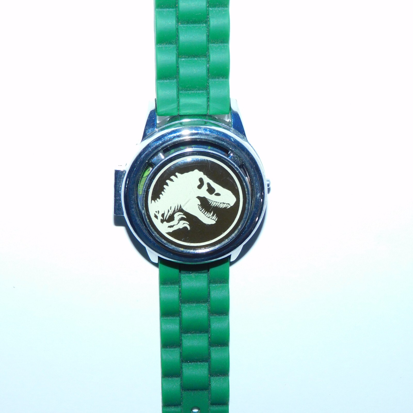 ACCUTIME JURASSIC PARK T-REX SPINNER WRIST WATCH UNTESTED