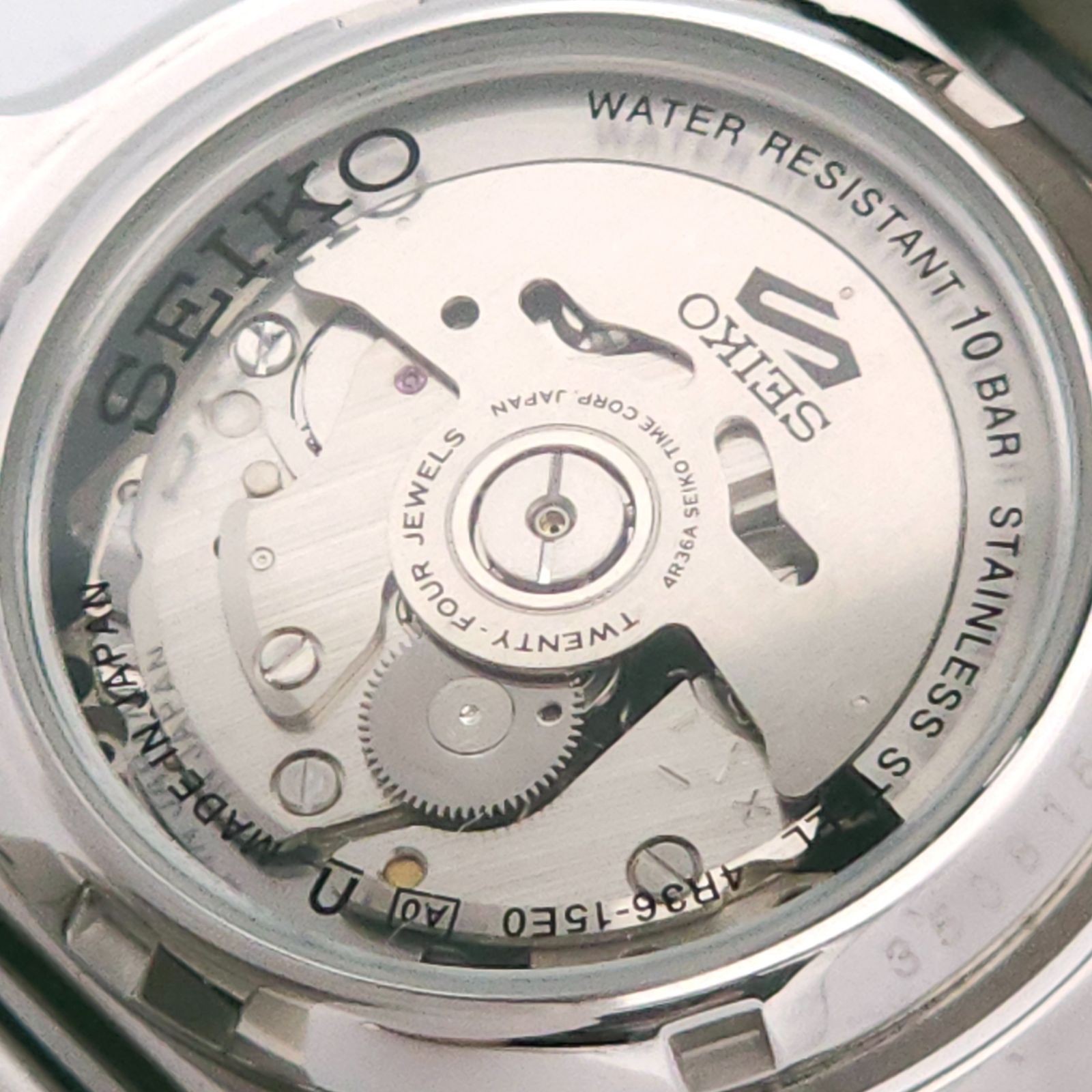 Seiko Five Sports 4R36-15E0 Automatic Gray Grand Prix Bezel With Box Wrist 16cm