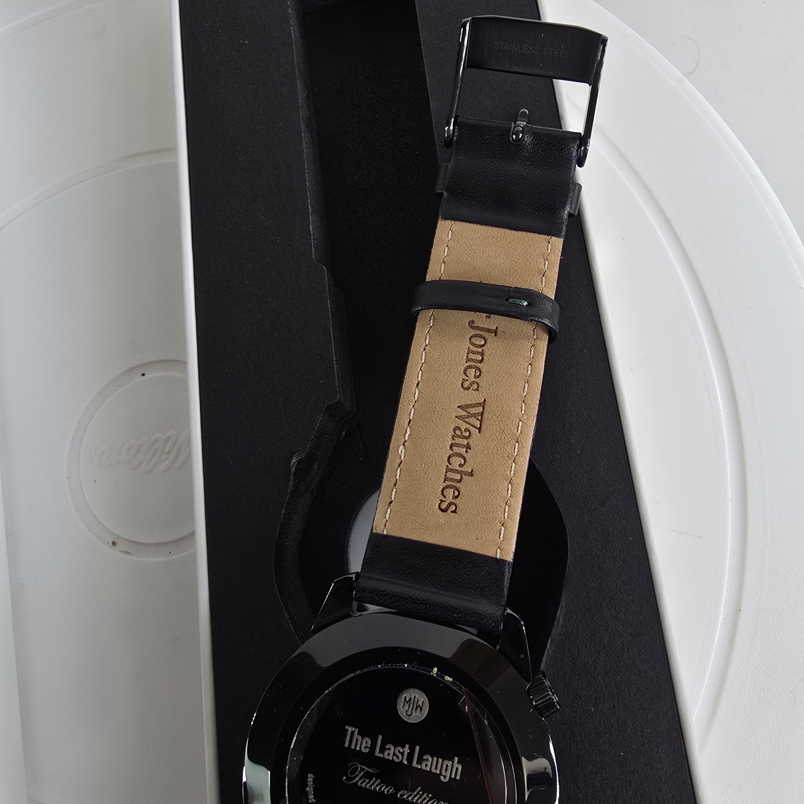 MR. JONES WATCHES THE LAST LAUGH XL TATTOO AUTO «RARE» MUST SEE UNIQUE WATCH