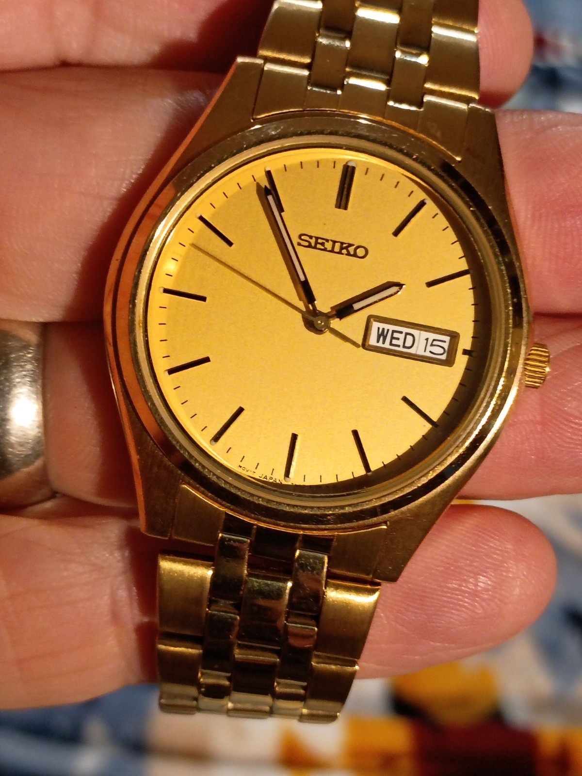 Seiko 7N43-919M All Gold Day Date, Vintage Seiko President!!!