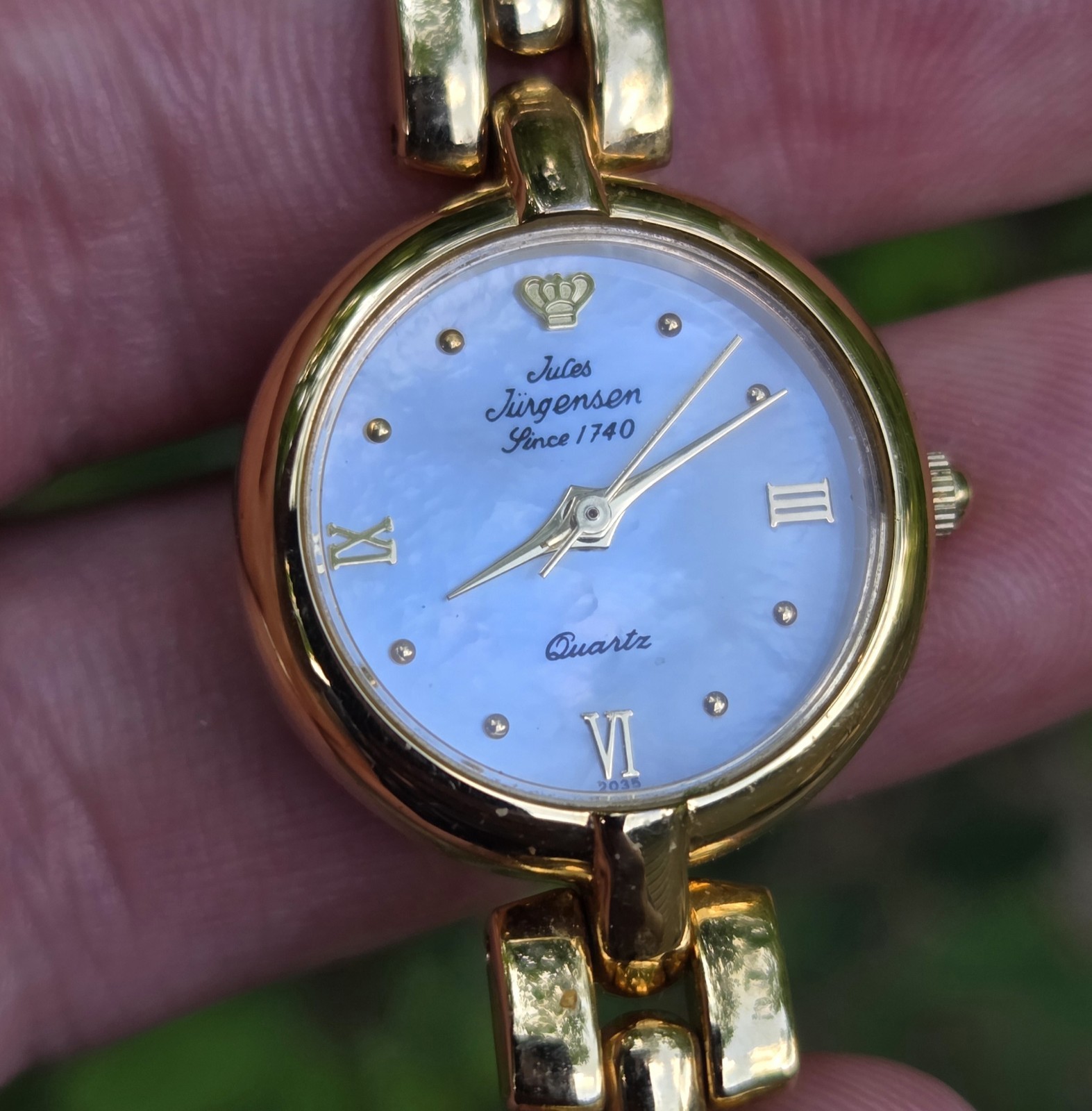 Jules Jurgensen Watch, Goldtone Women’s Watch