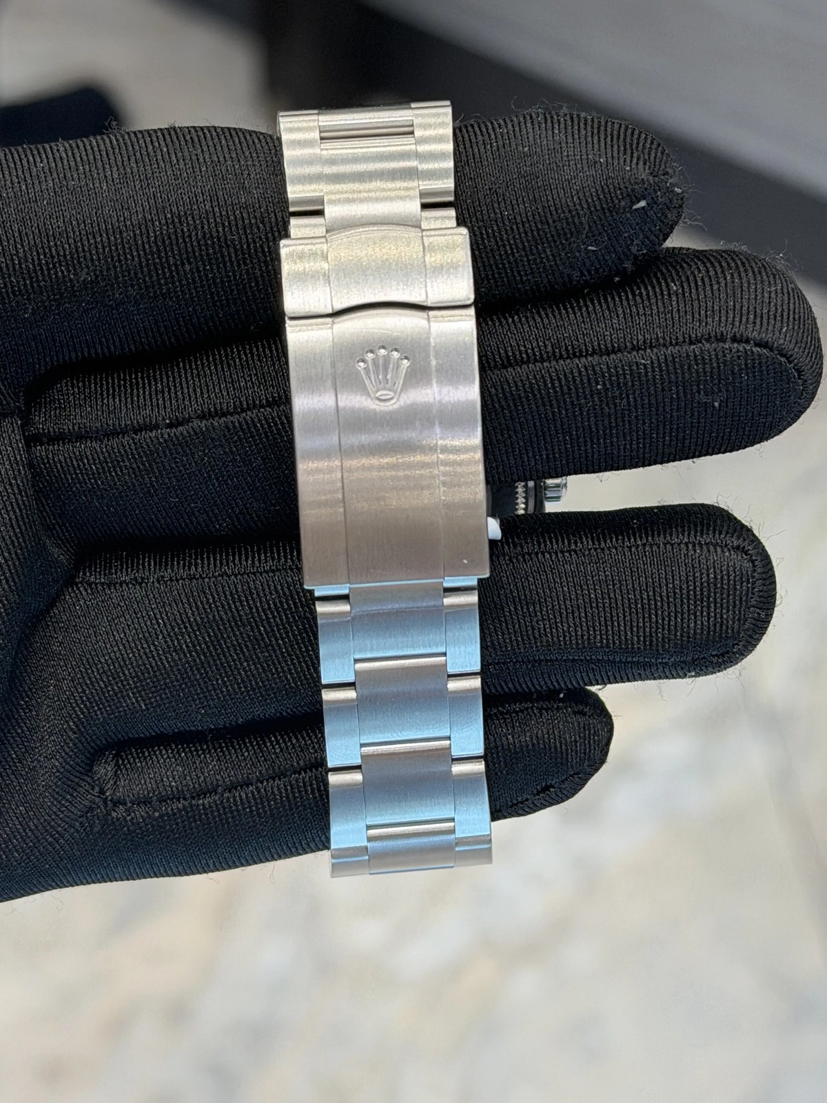 Rolex Air-King Blue Dial on Oyster 114210 Complete 2011