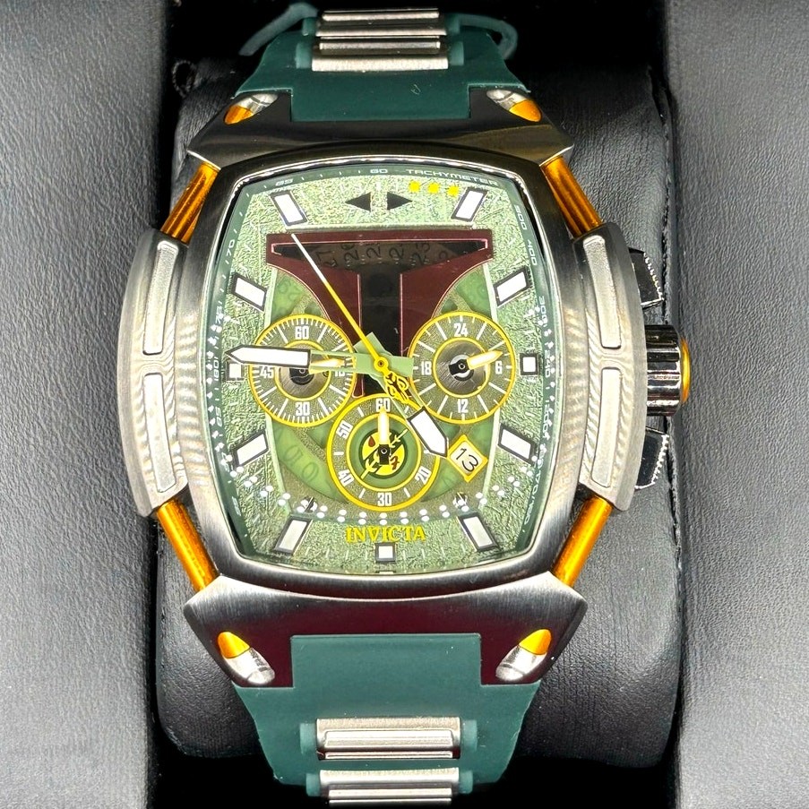 Invicta Star Wars Boba Fett Diablo 37435 LE Chronograph 53mm Watch NIB