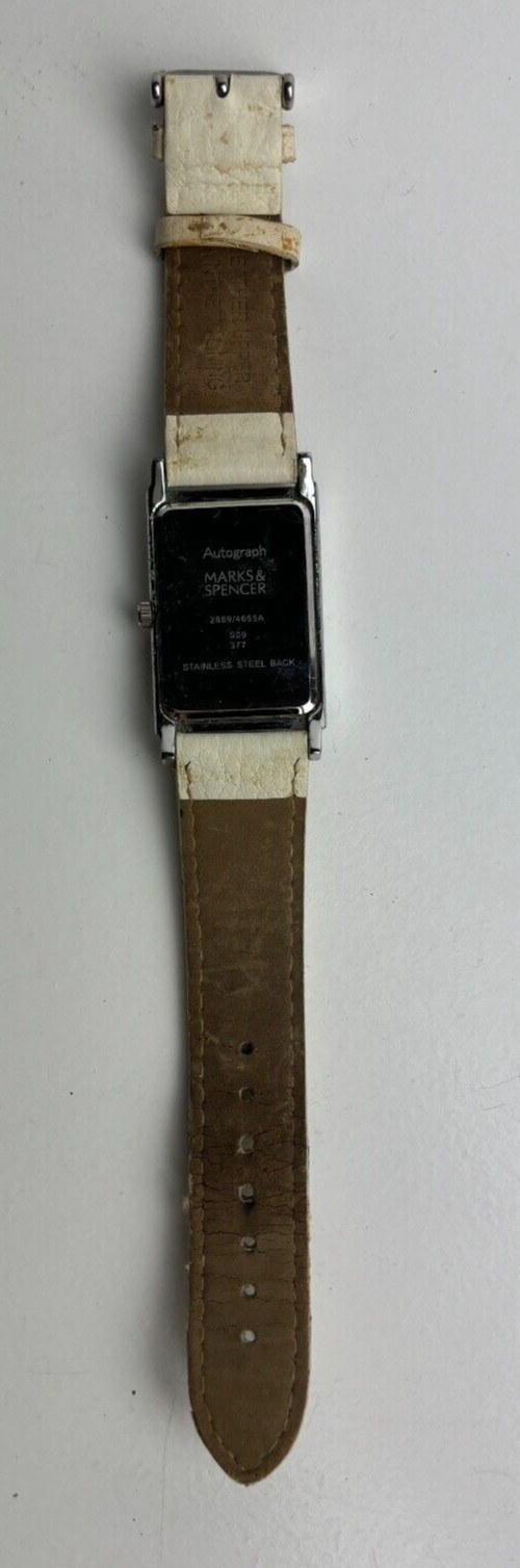 Autograph M&S Cream rectangle watch – 2869/4665A