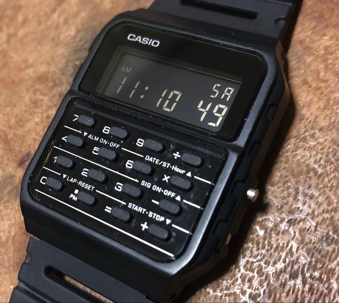 Casio Data Bank CA-53W Digital Watch with Calculator Retro