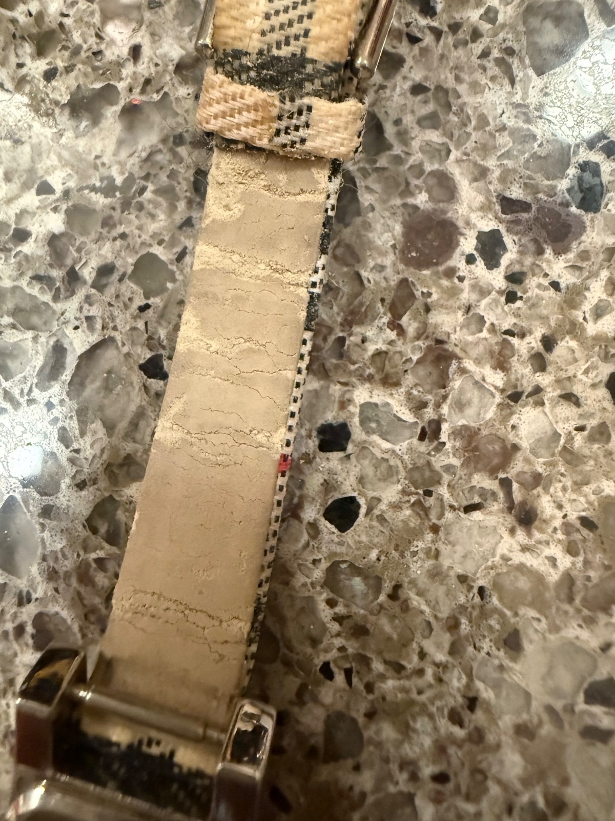 Burberry Black Face and Traditional Burberry Plaid Band, Vintage, Classic Piece