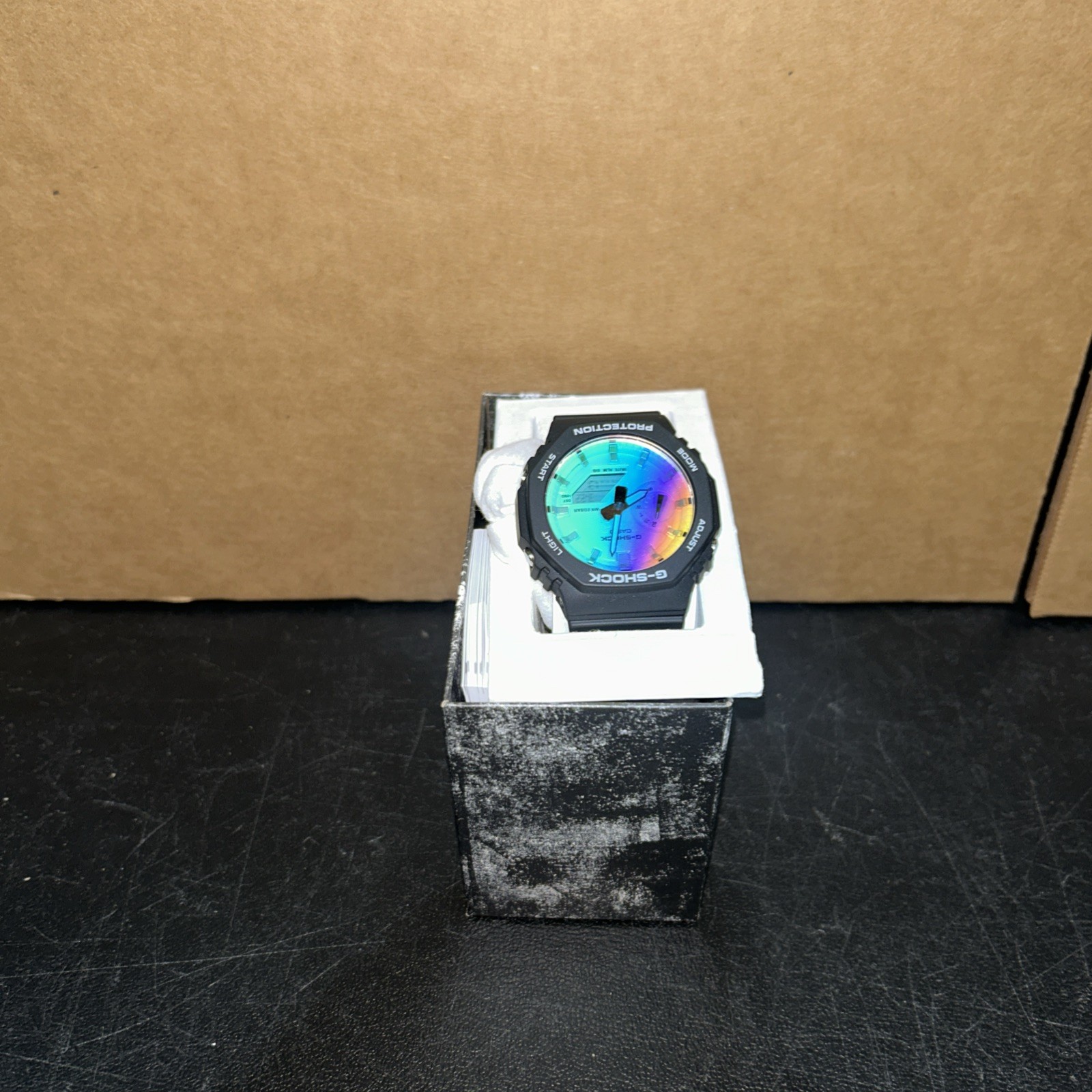 Casio G-SHOCK Iridescent Color Series GA-2100SR-1AJF Men’s Black