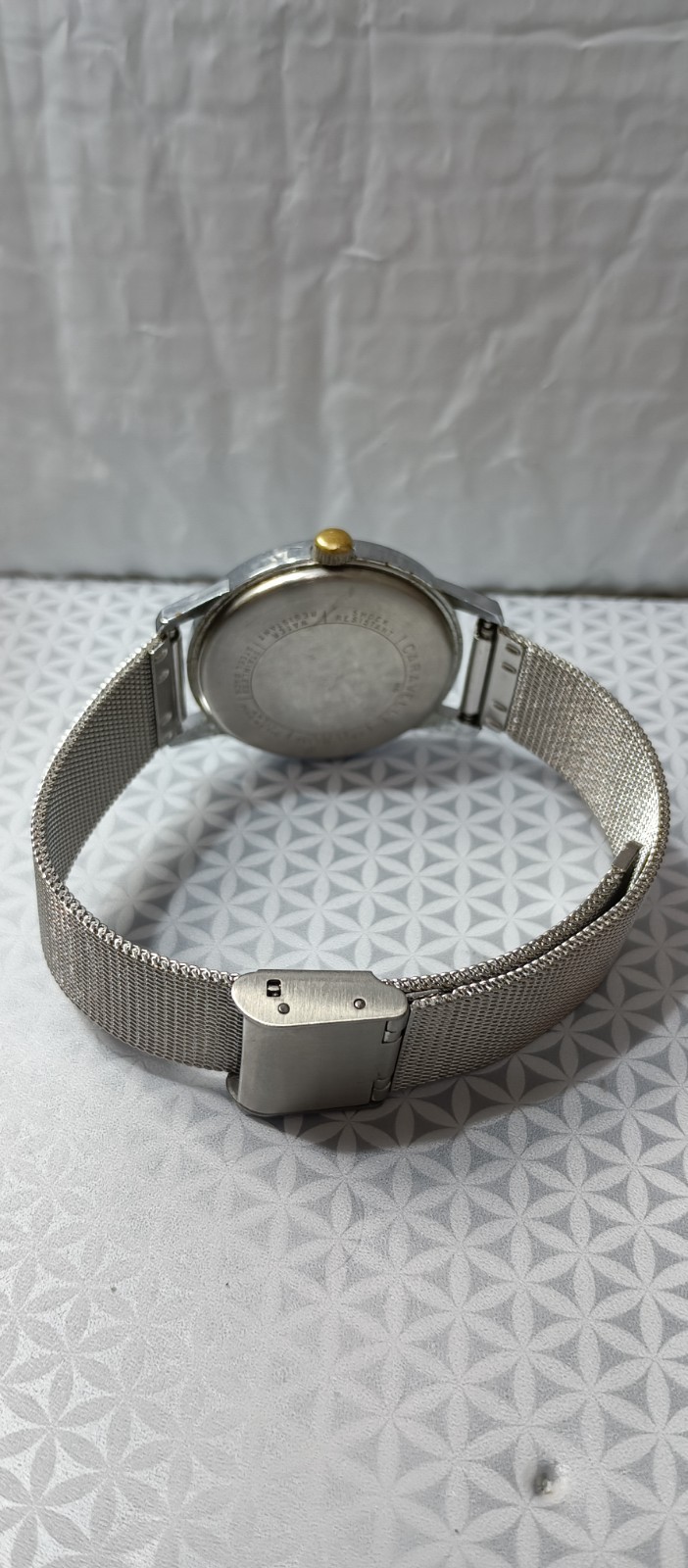 CARAVELLE Vintage Men’s Watch Mechanical Cal. 11DP 7 Jewels Silver Tone 36 mm