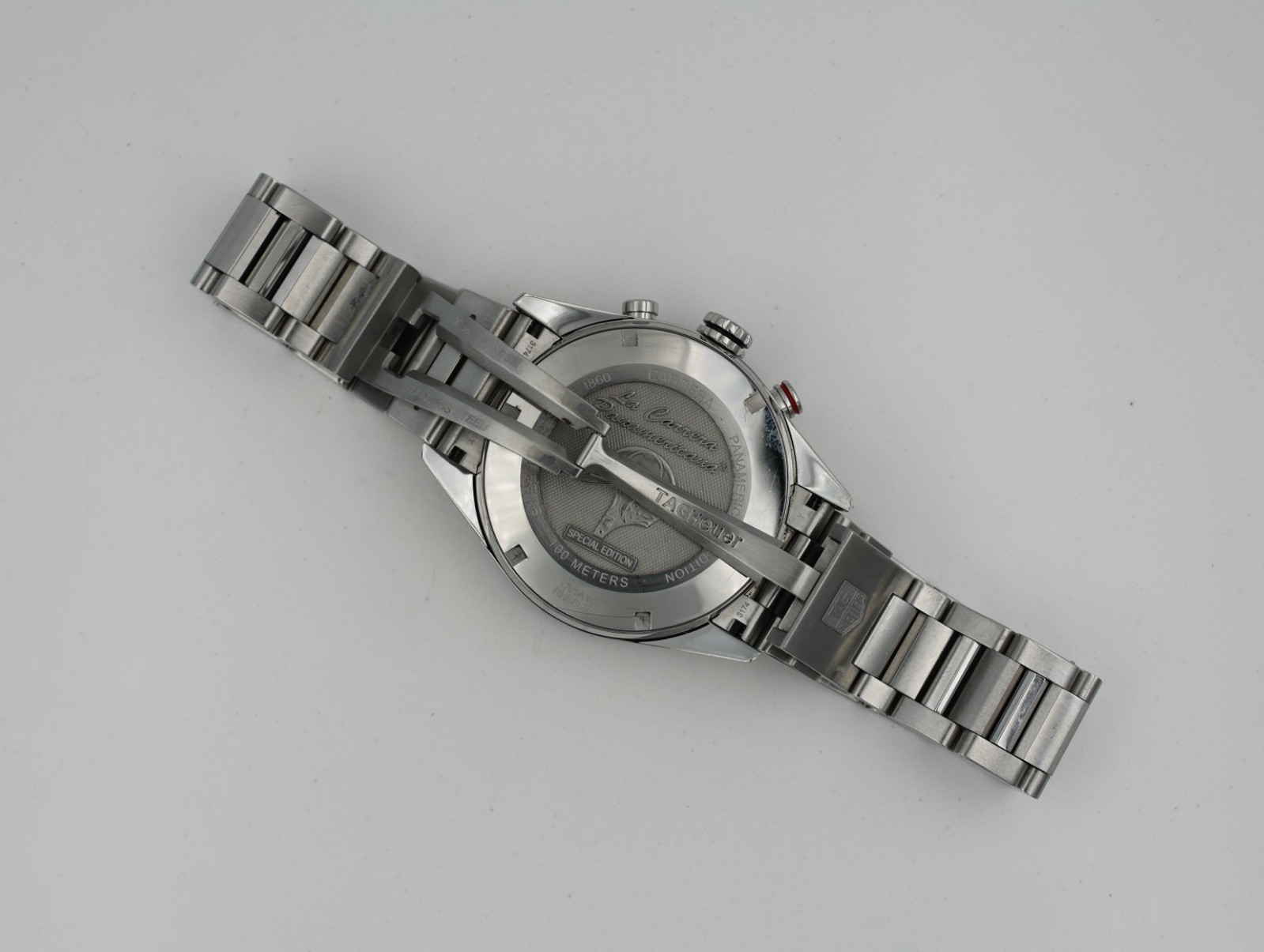 TAG Heuer CV1A10.BA0799 Mens Carrera Panamericana Chronograph Quartz Watch Black