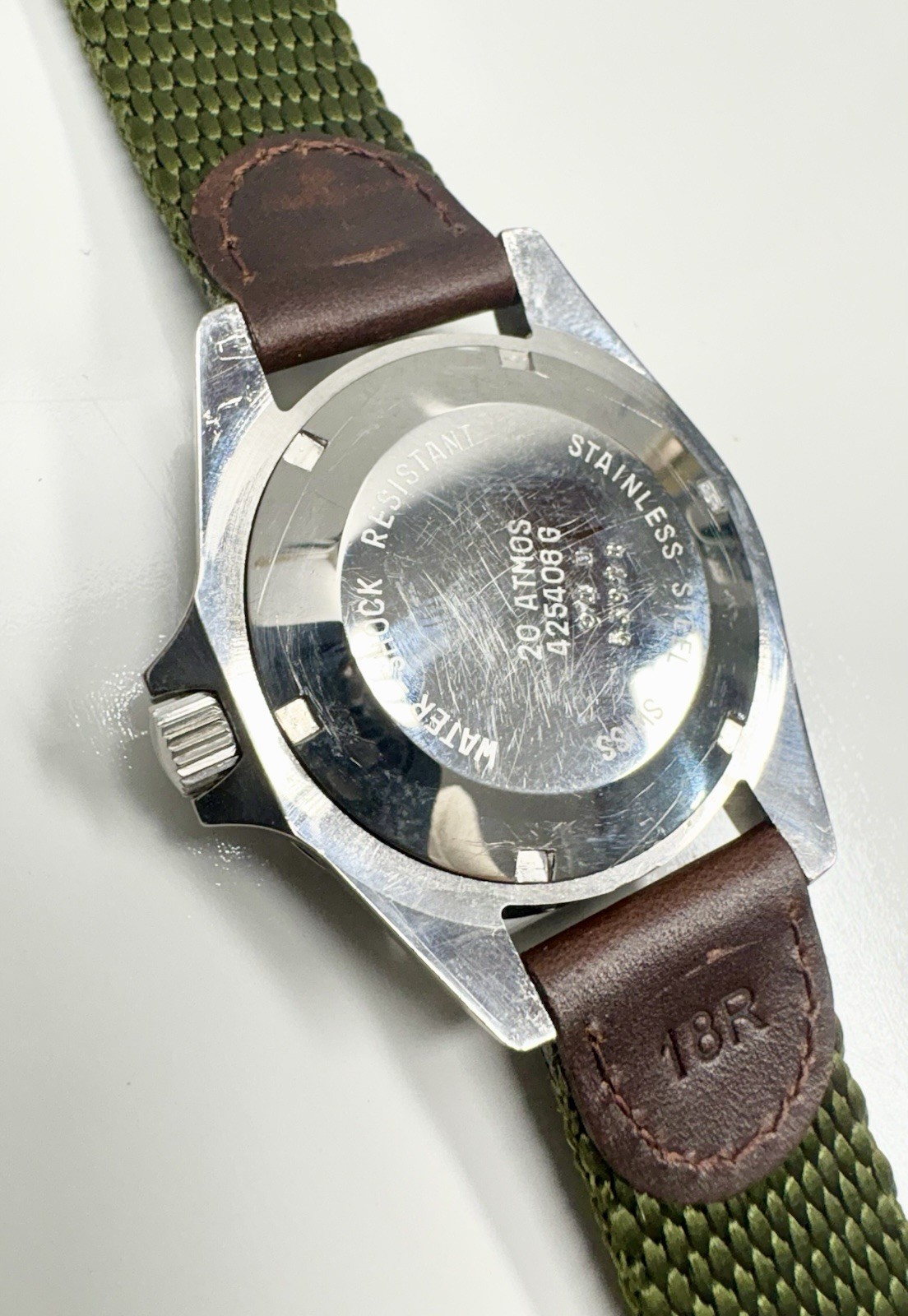 Vintage 60s 70s Era Croton Automatic Skin Diver 17 Jewel Men’s Wrist Watch Works