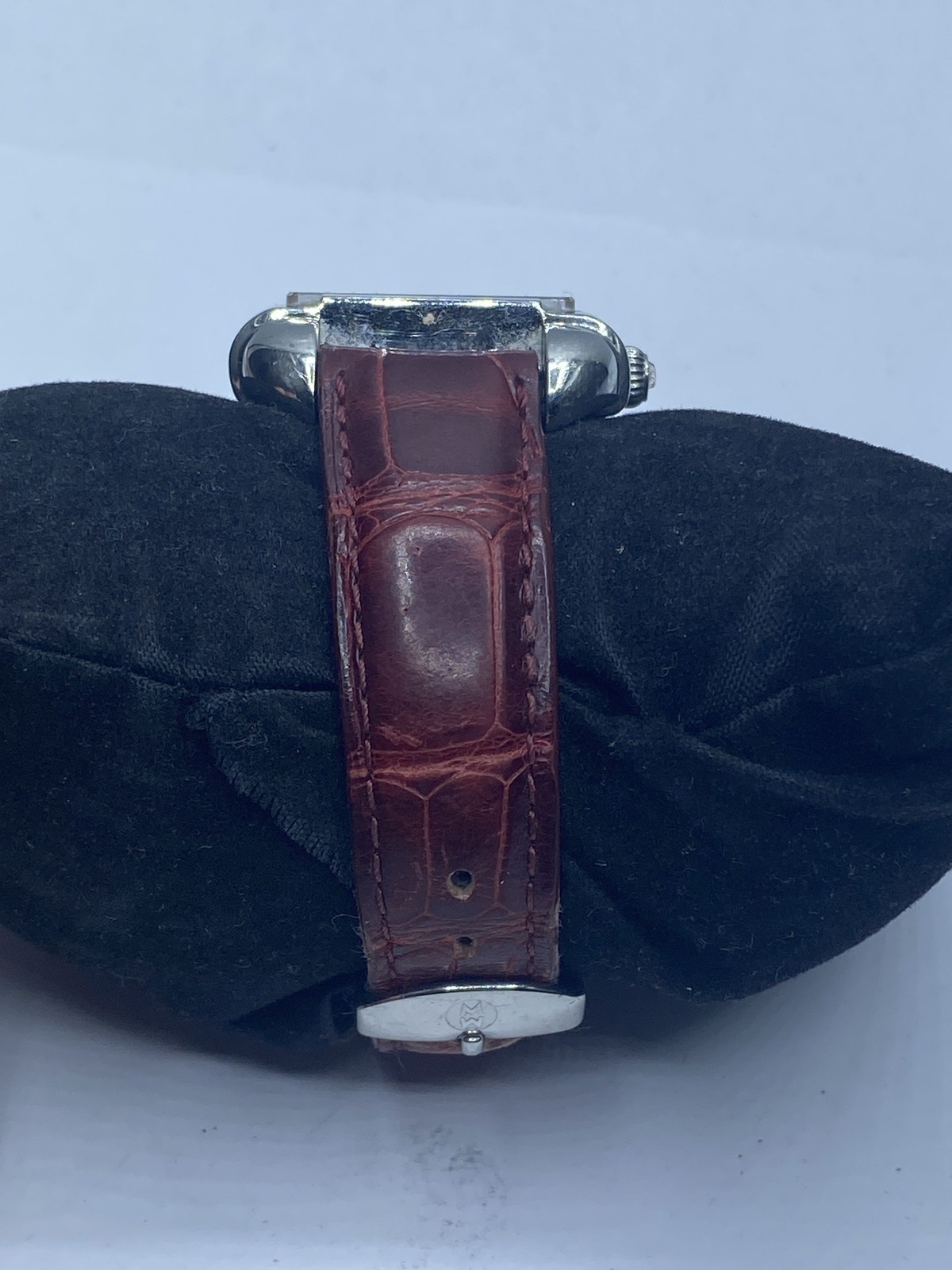Michele Urban Milou Swiss Quartz Watch Stainless Steel Mother of Pearl COA