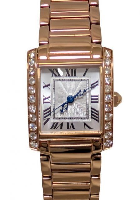 Lunage Watch Diamond Bezel AD 018 PG Color Rose Gold Color with Diamonds 0.60ct