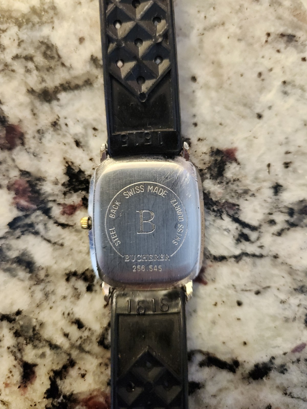 Bucherer Men’s Tank Date W/ Gift Box Display