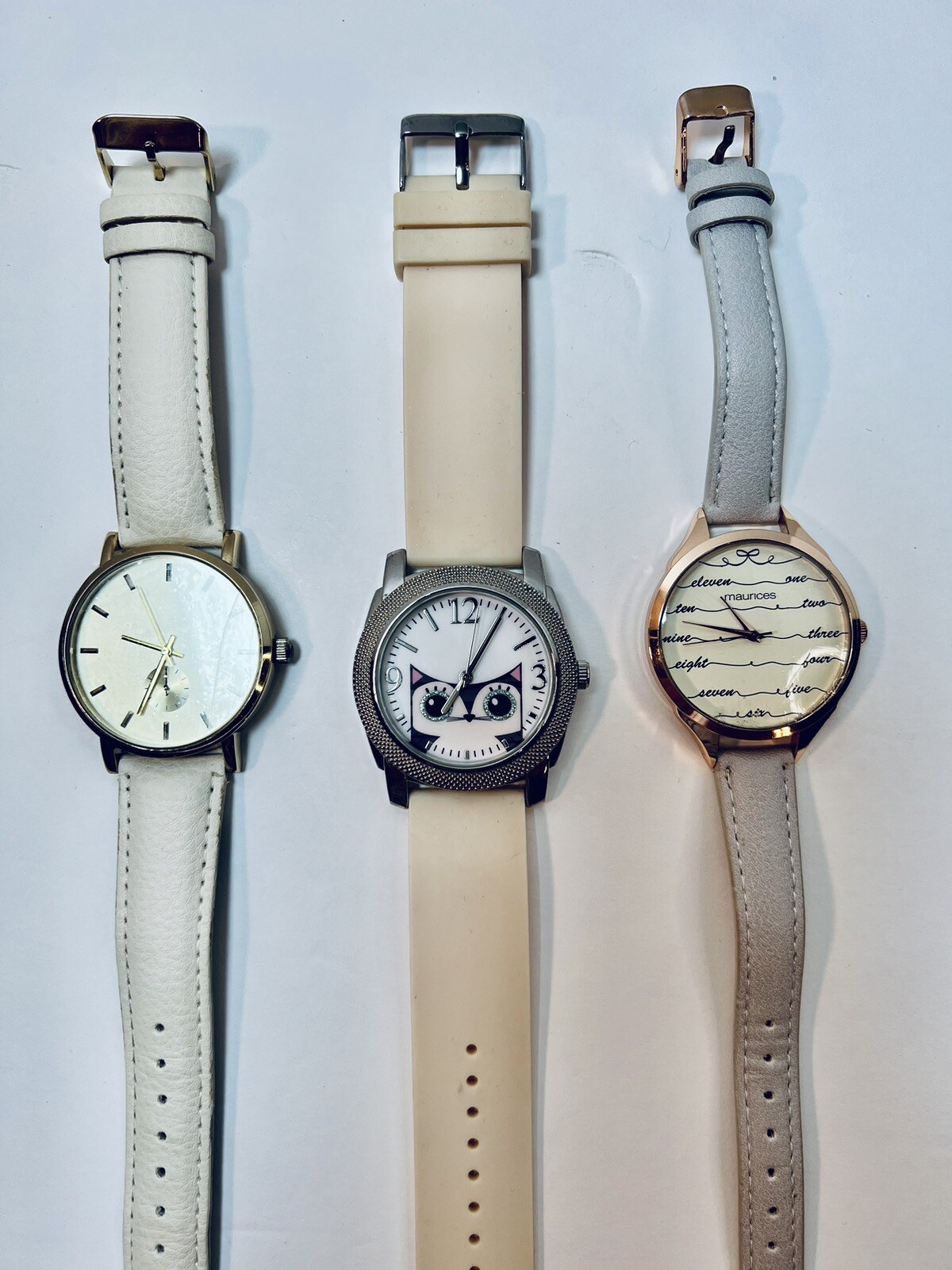 Watch Lot Of 3 Owl Maurice’s And No Brand Never Worn