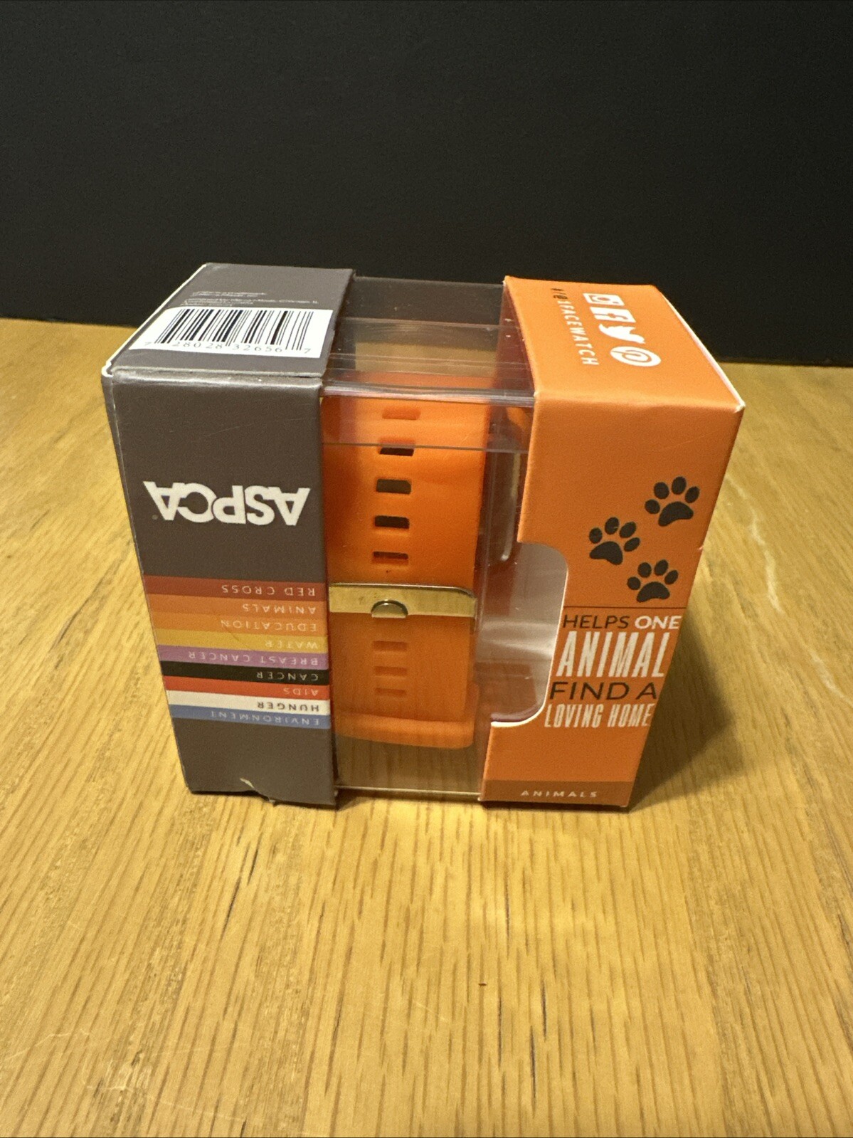 1Face Unisex Orange Watch ASPCA New In Box -Animals