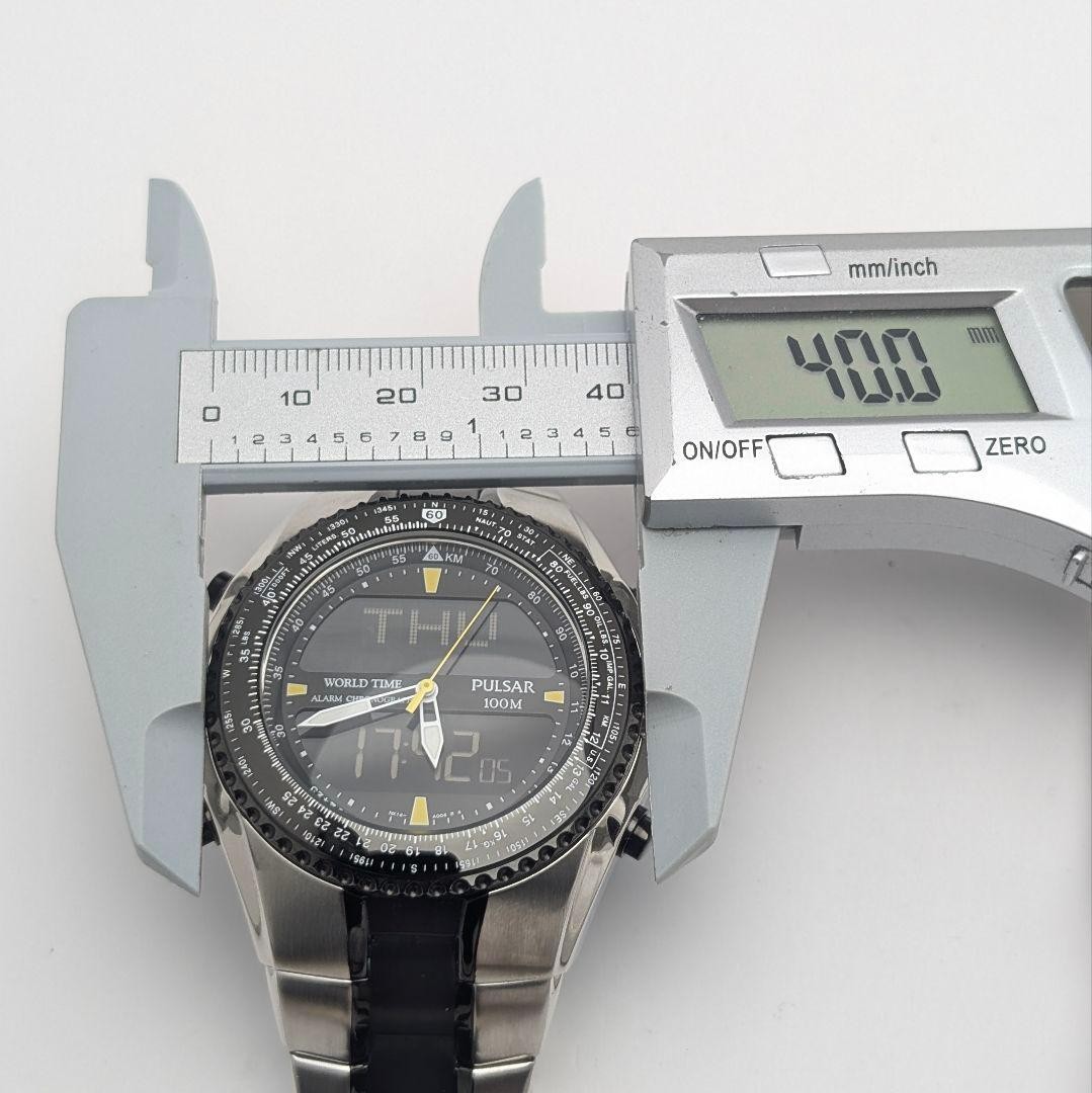 Unused SEIKO PULSAR Seiko Pulsar Overseas Model Digital Analog