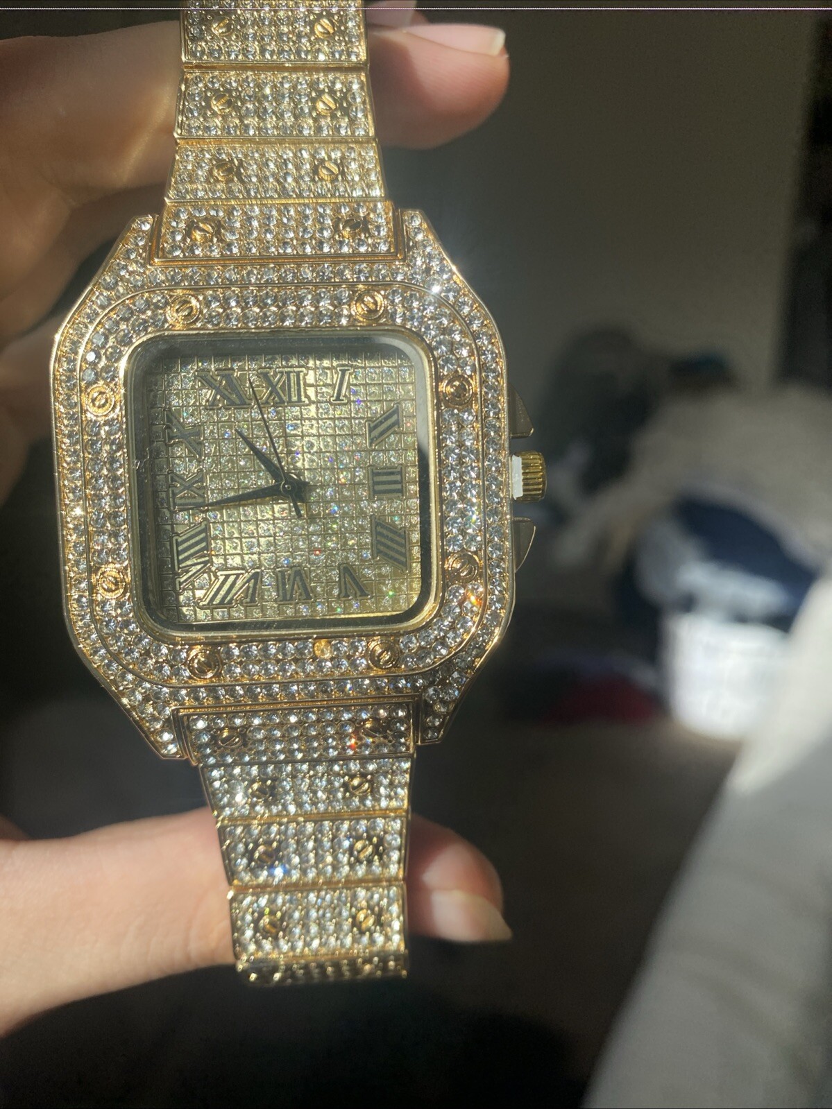 Men’s Watch Fully Iced With Real Lab Tested Diamonds
