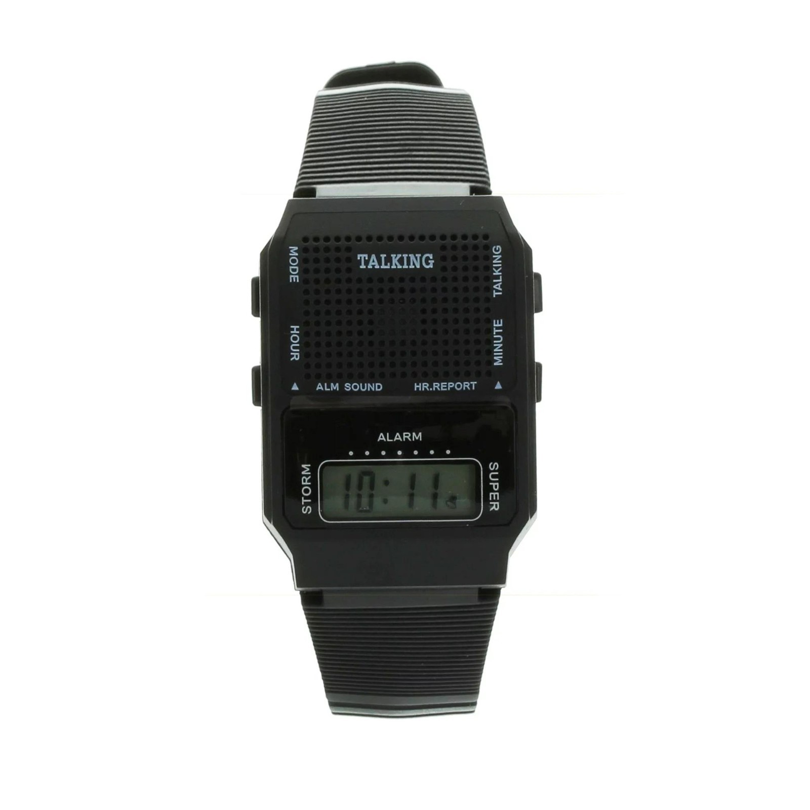 English Talking Watch with Alarm and rooster crow Am / Pm hours