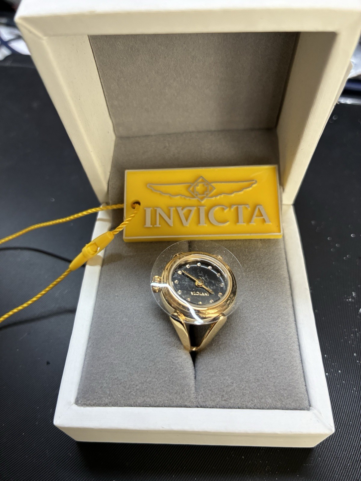 Invicta Angel Women’s Ring Watch – 17.5mm, Gold (44482)