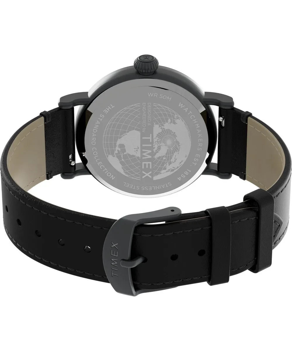 Timex Standard Dia De Los Muertos TW2V67700 Men’s Orange Dial Black Watch – New